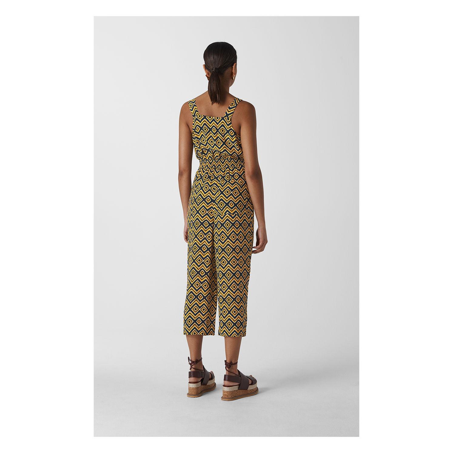 whistles lara button jumpsuit
