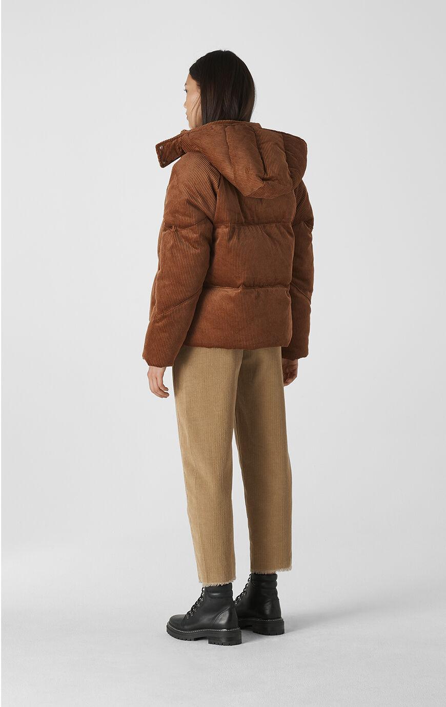 whistles hooded long puffer jacket