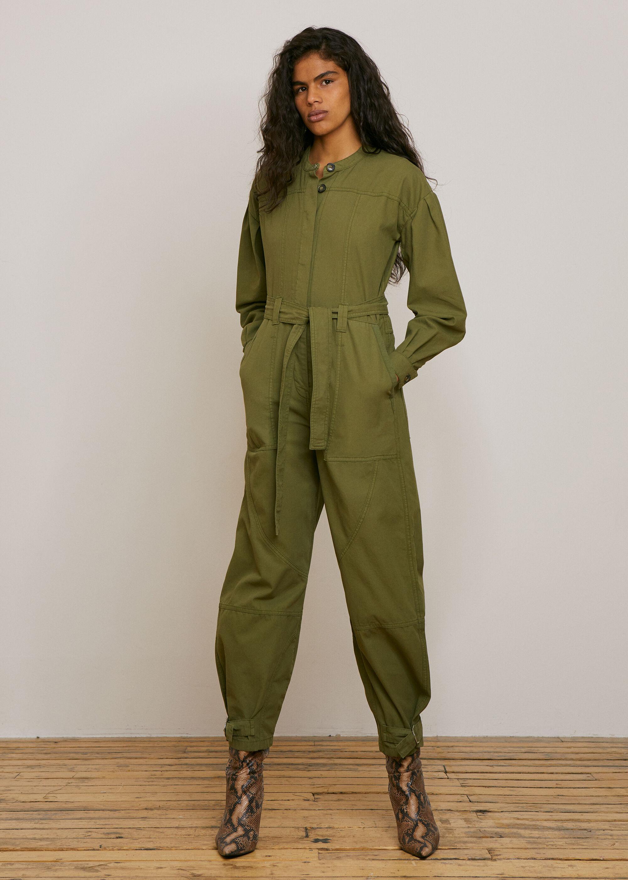 whistles denim jumpsuit