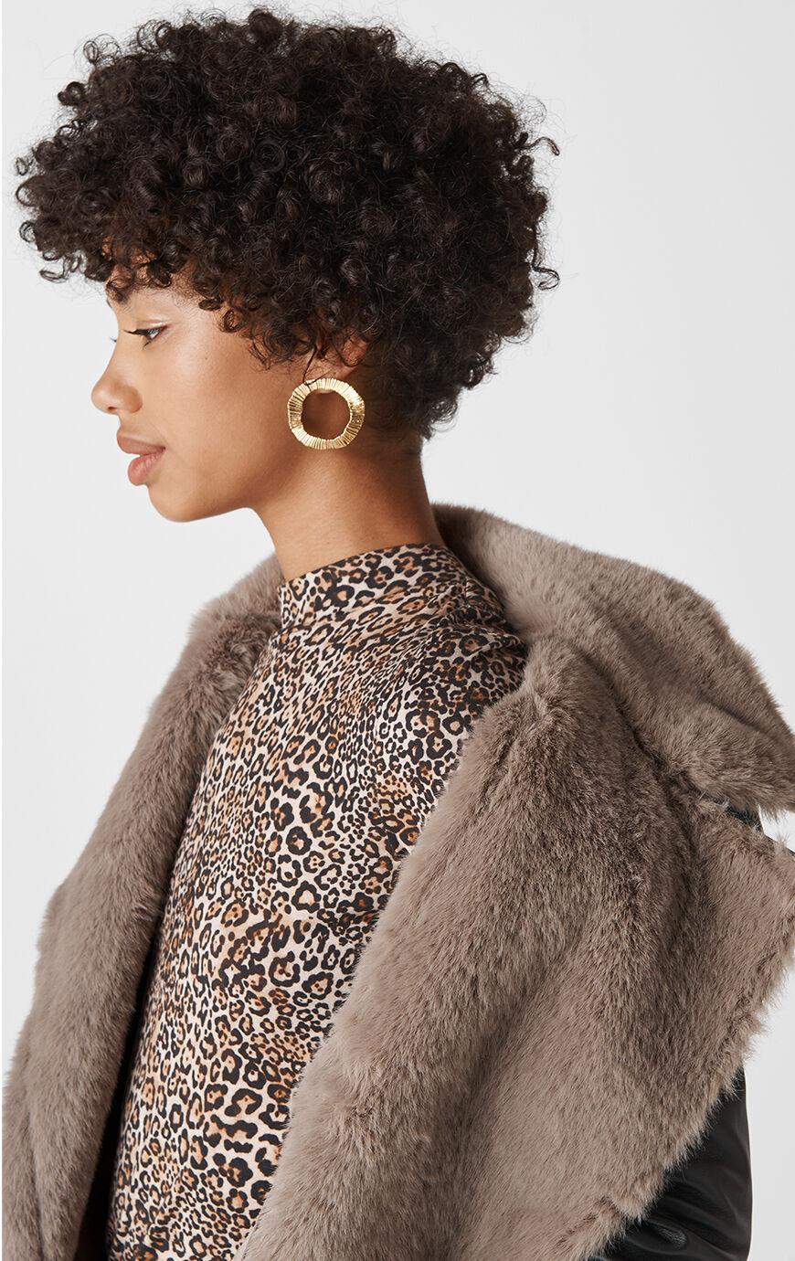 whistles faux fur lined agnes