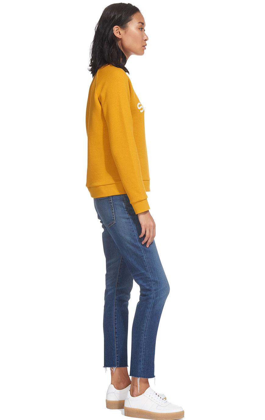 whistles yellow saturday sweatshirt