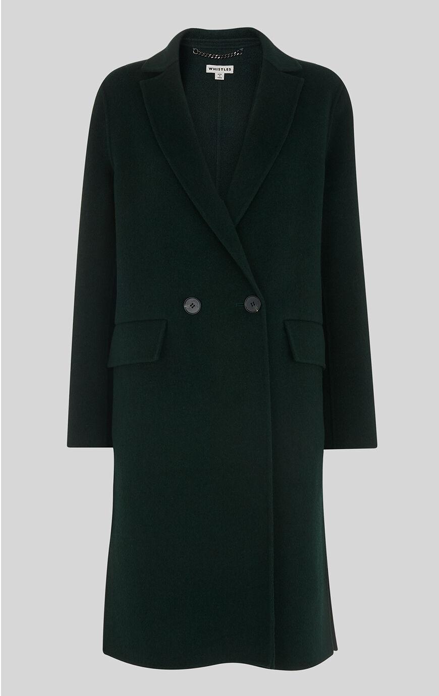 dark green coats