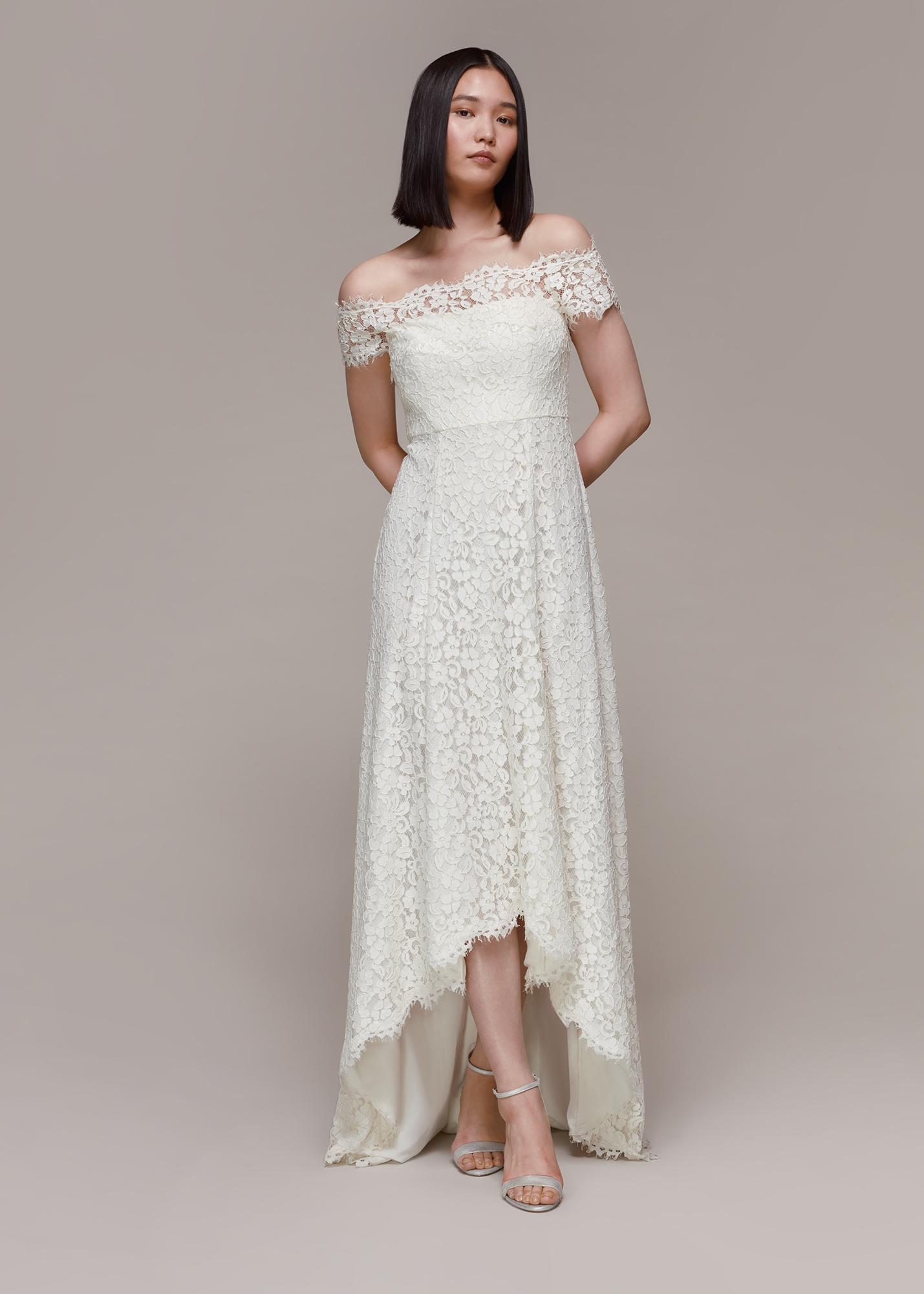 Whistles Rose Wedding Dress in White | Lyst UK
