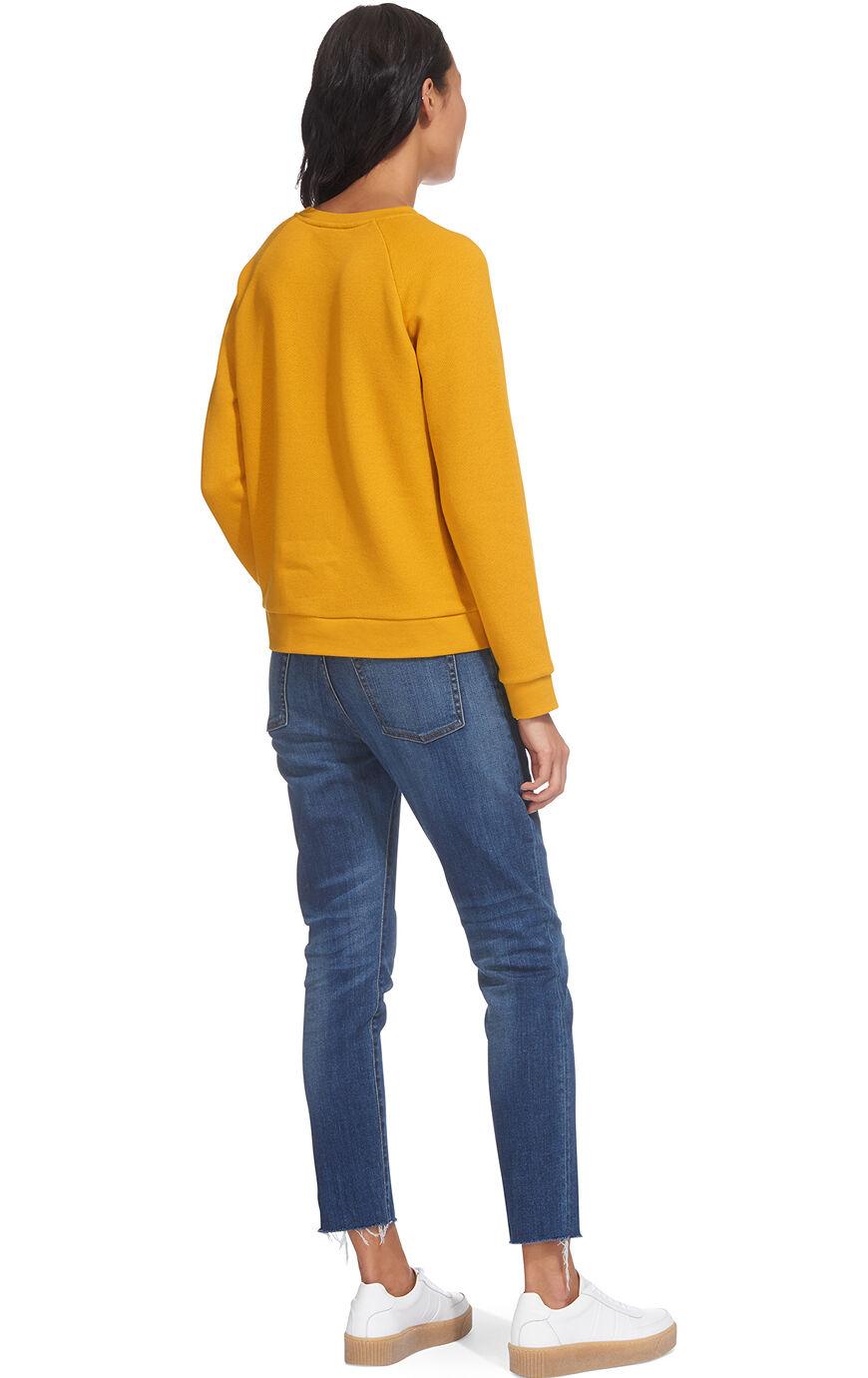 whistles yellow saturday sweatshirt