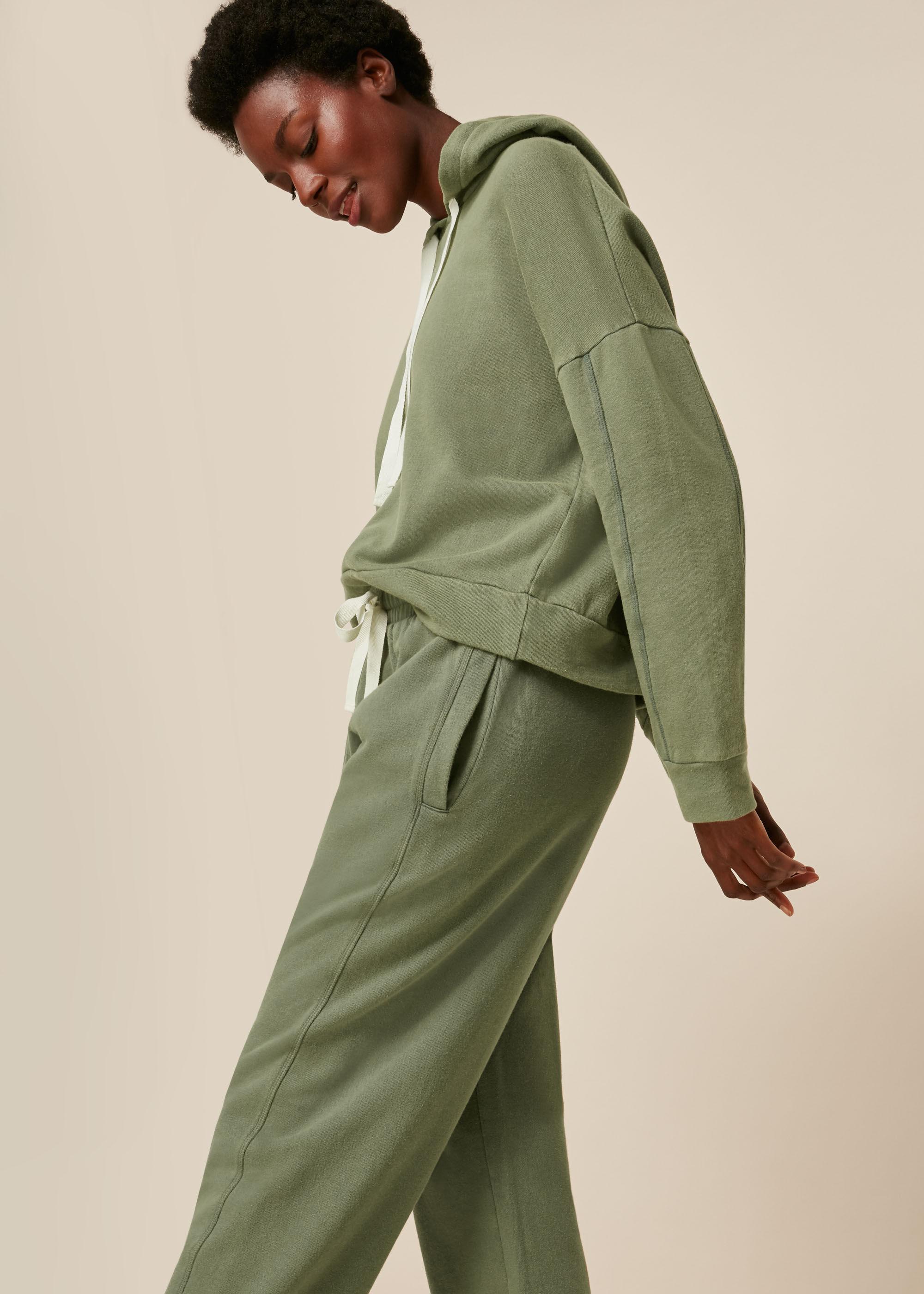 Whistles Cotton Barrel Leg Jogger | Lyst UK