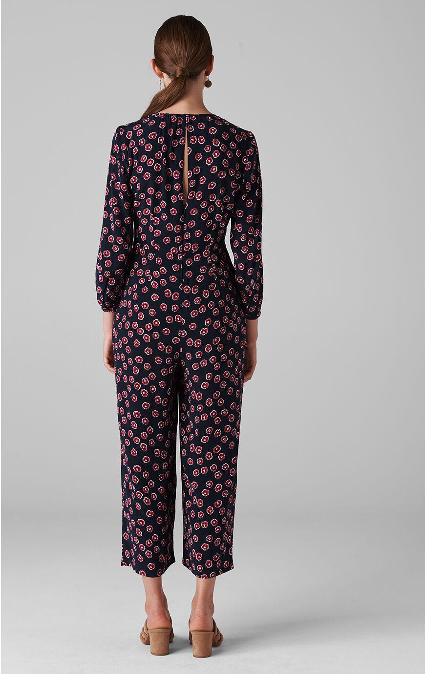 whistles lenno print jumpsuit