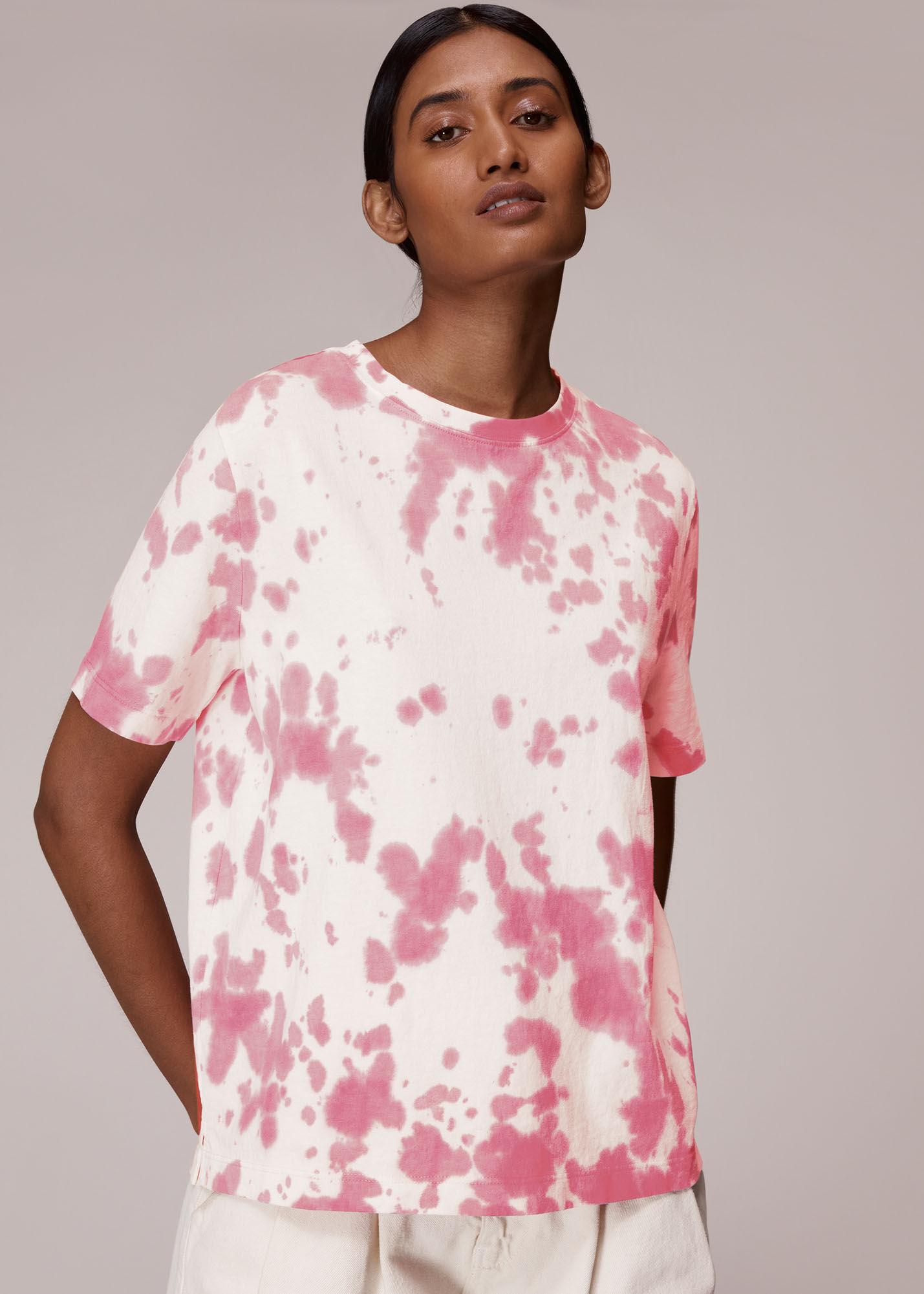 whistles pink t shirt
