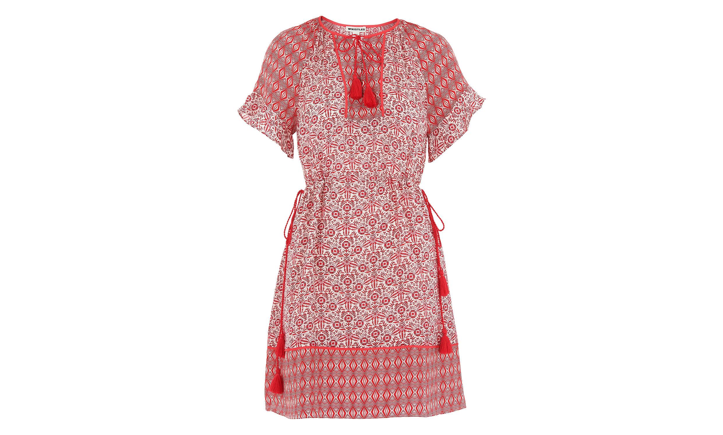 Lyst - Whistles Juana Alisha Print Dress in Pink - Save 89%