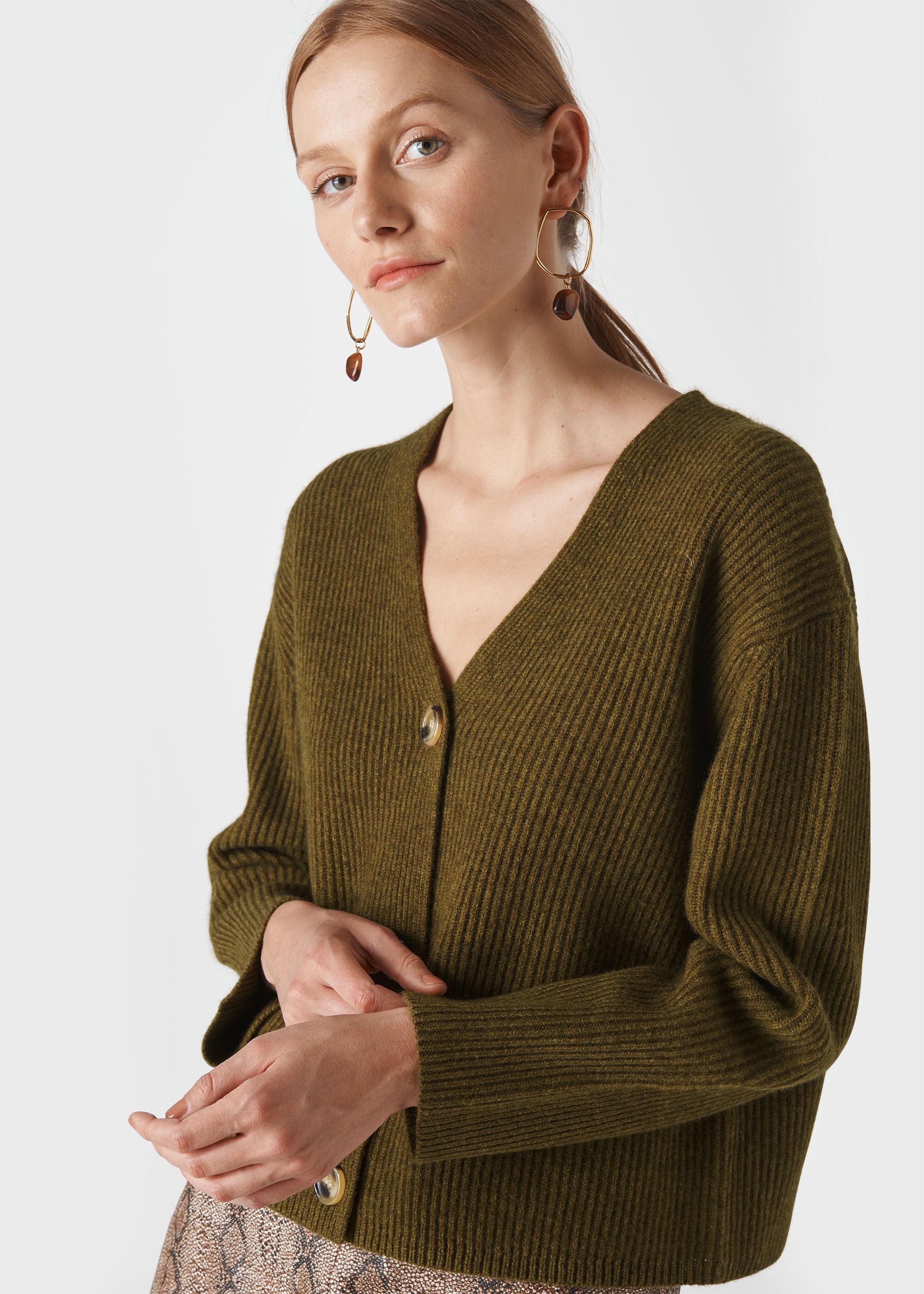 whistles black cardigan