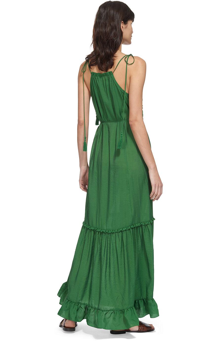 whistles heart embroidered maxi dress