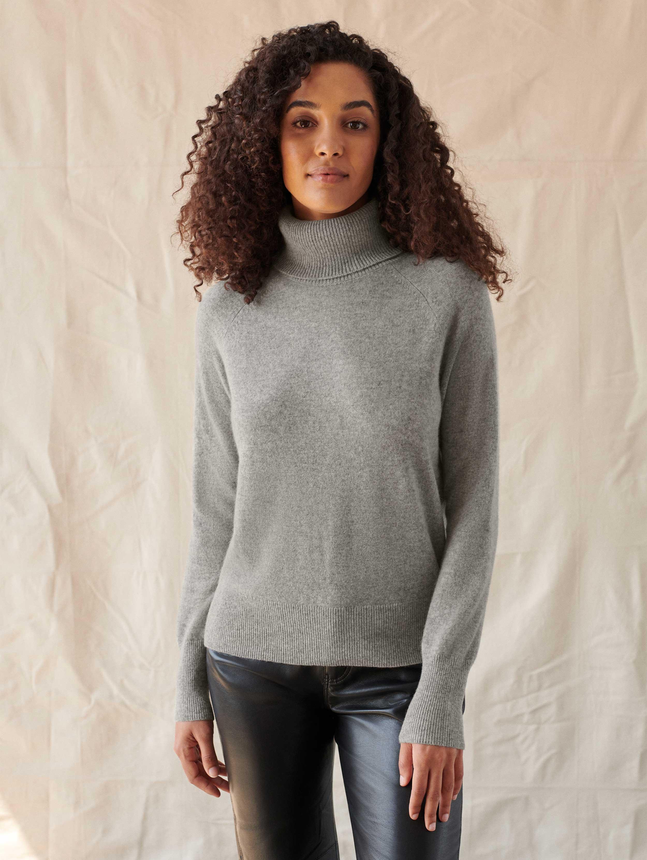 white and warren turtleneck