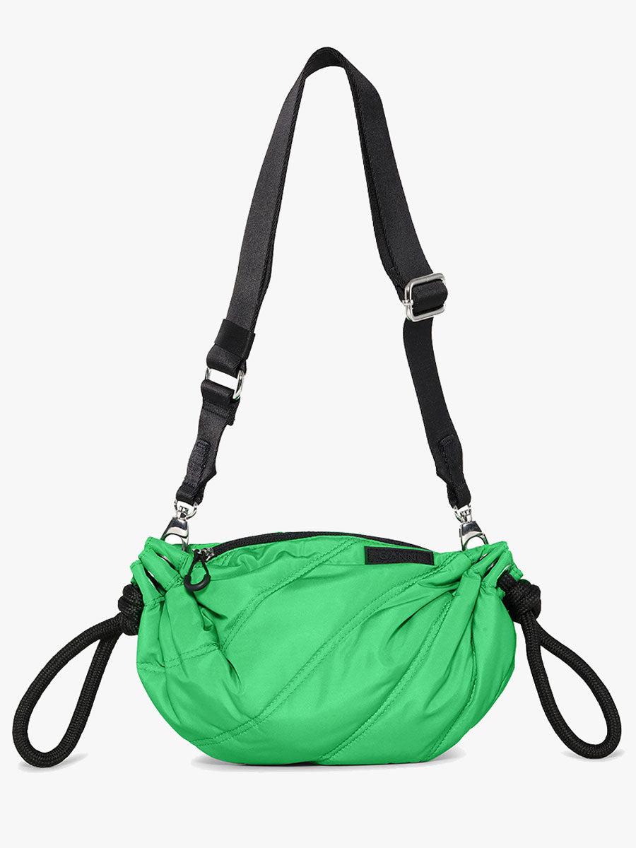 Ganni Small Quilted Duffle Bag in Green Lyst
