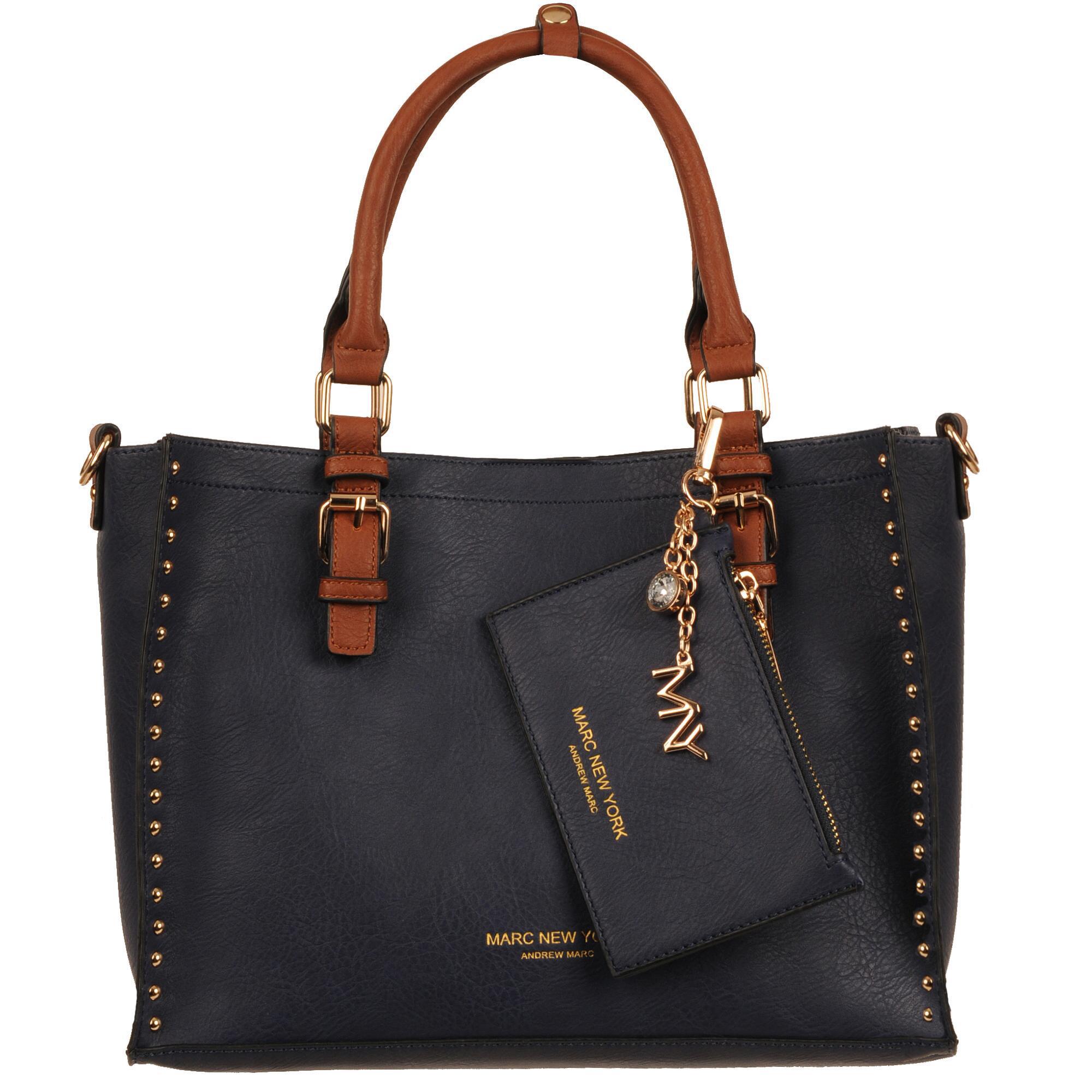 Wilsons Leather Marc New York Ava 3-in-1 Faux-leather Tote in Blue | Lyst