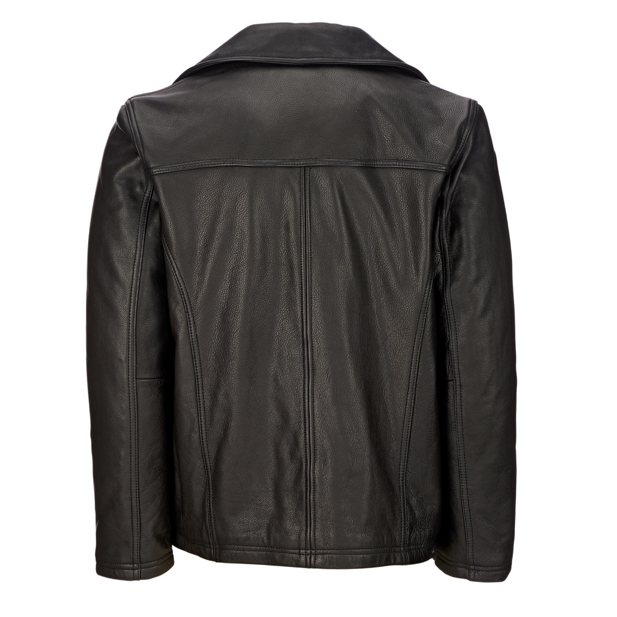 Thinsulatetm Lined Leather Jacket