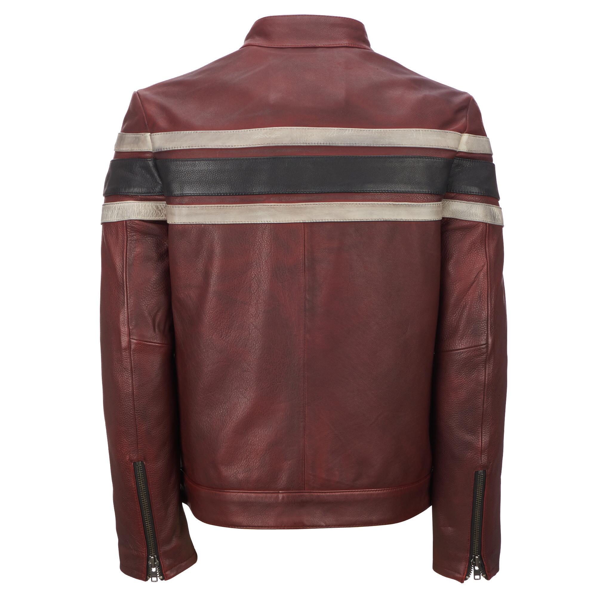 wilson red leather jacket