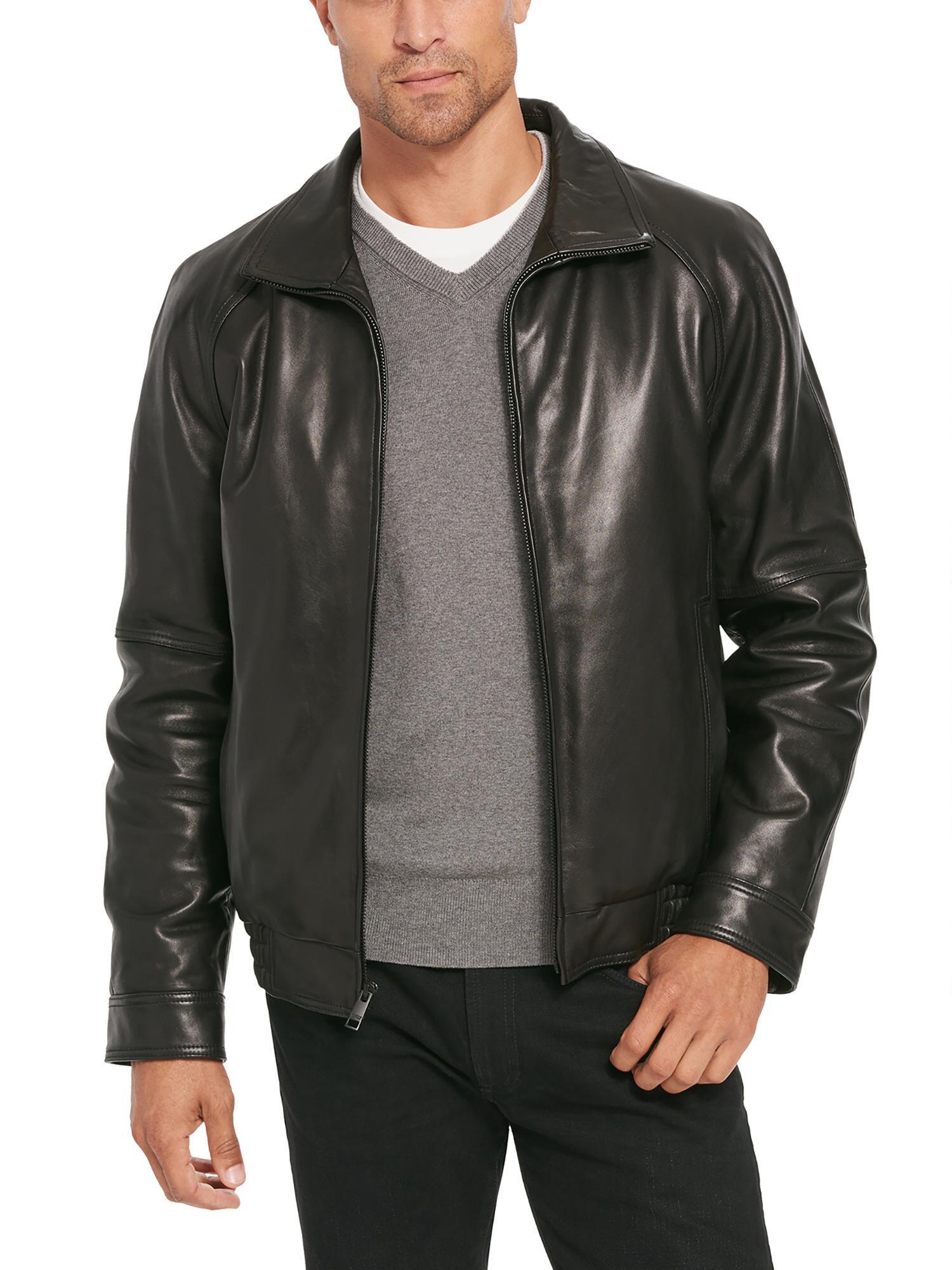 Wilsons Leather Big & Tall Brian Leather Jacket With Zip-out ...