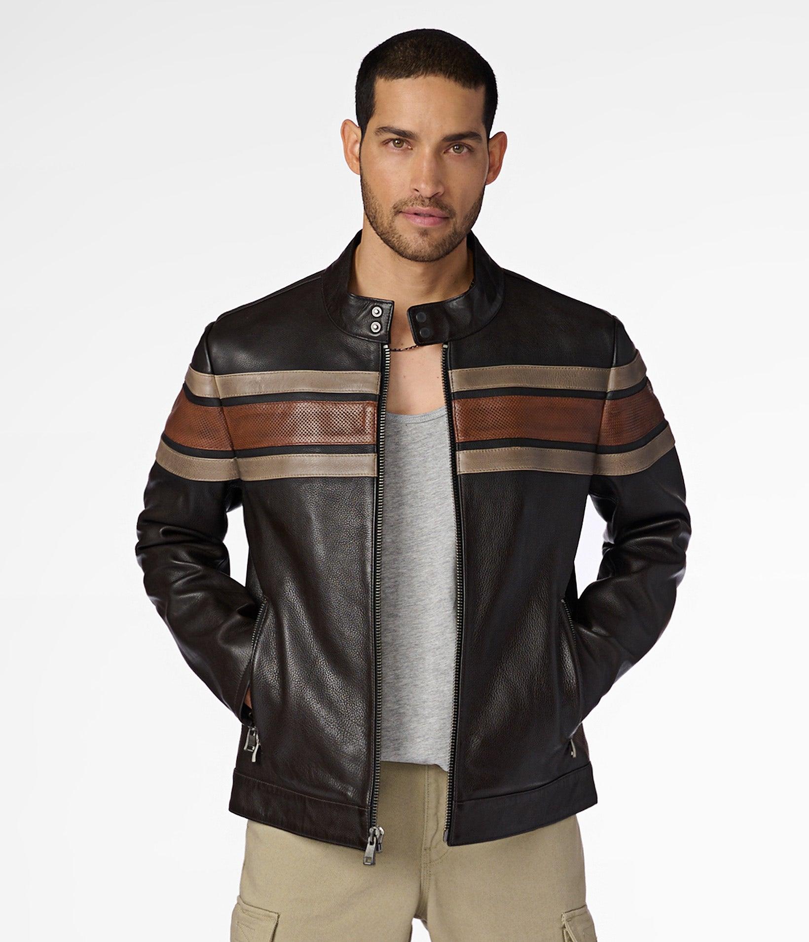 Wilsons Leather Men's Sean Vintage Leather Jacket