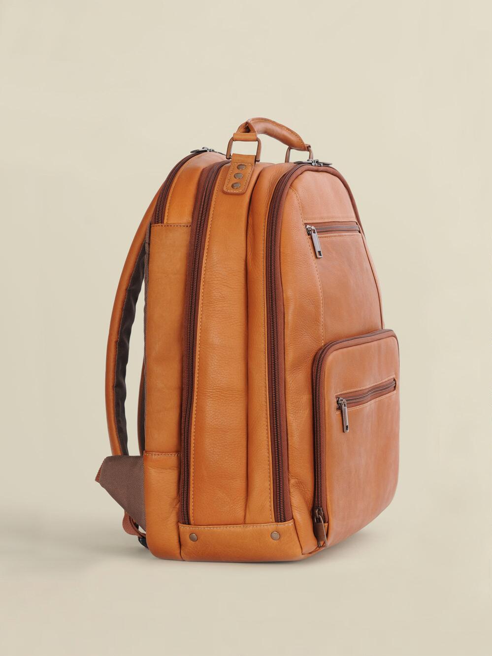 Wilsons Leather Steve Leather Laptop Backpack in Cognac (Brown) for Men -  Lyst