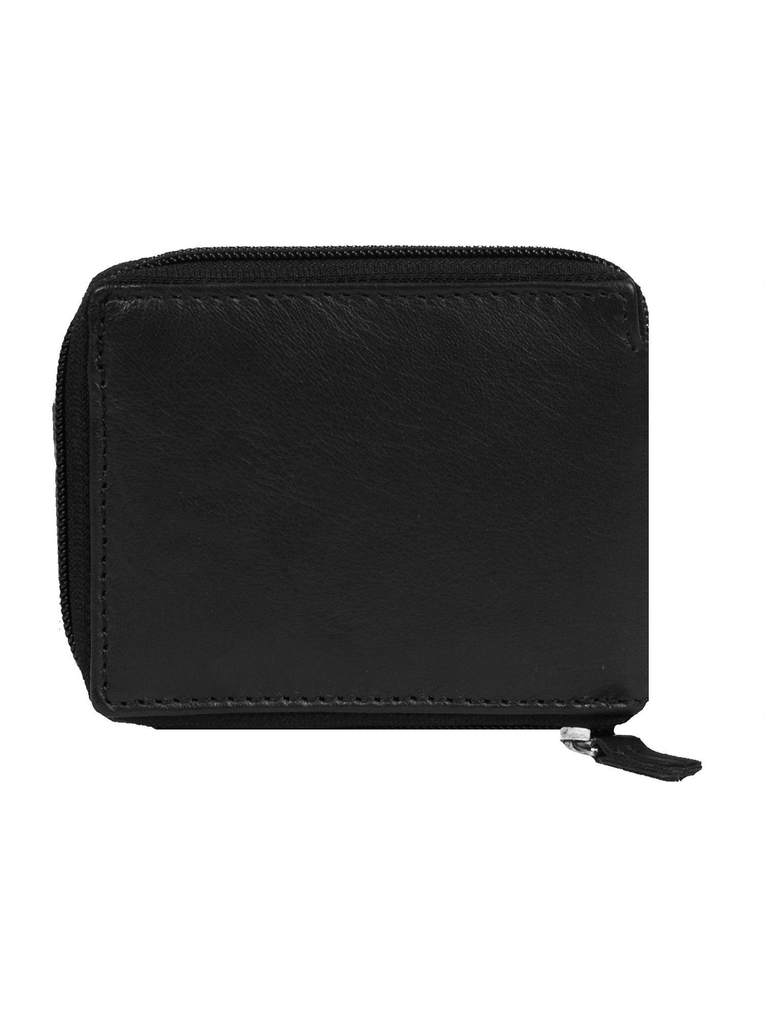 Wilsons Leather Leather Zip Around Wallet in Black for Men - Lyst