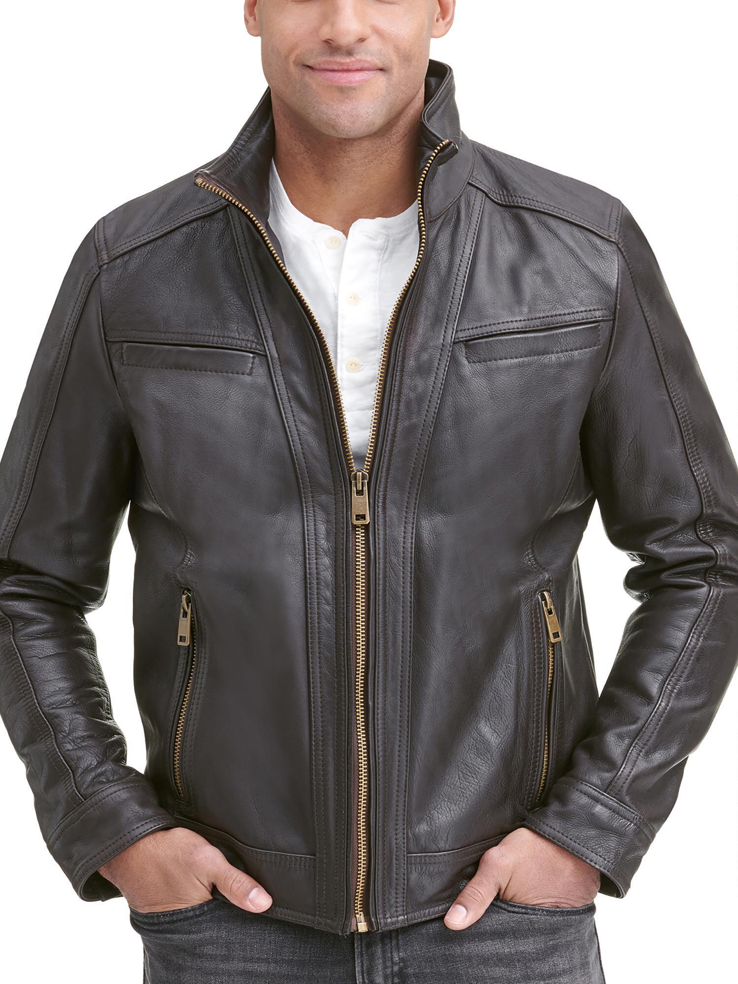 Wilsons Leather Sean Vintage Leather Jacket in Brown for Men - Lyst