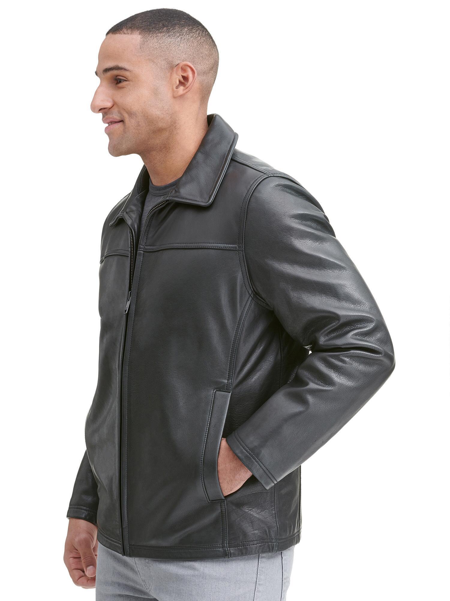 george leather coat