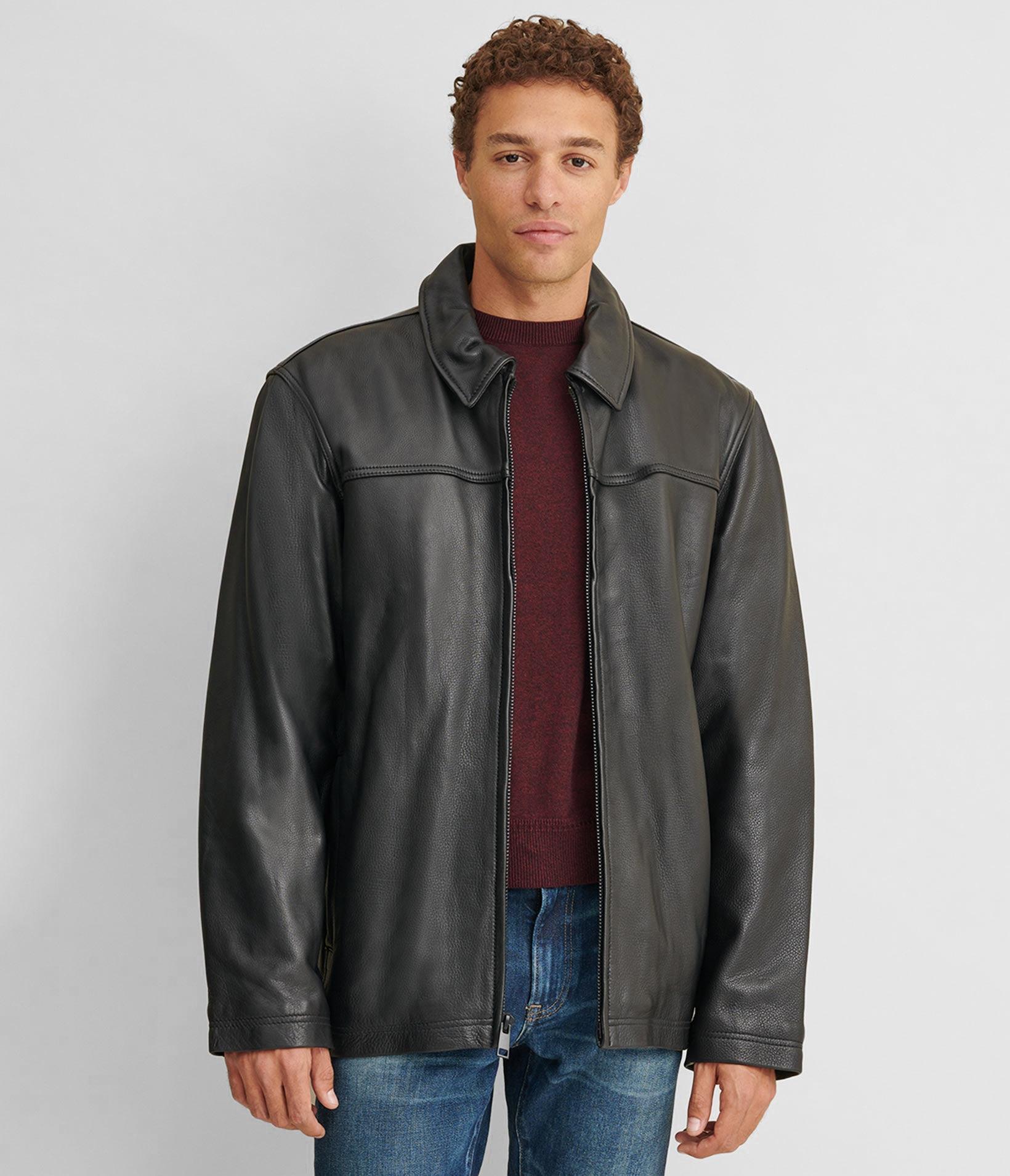 Wilsons Leather Big & Tall Leather Jacket With Thinsulate Lining in