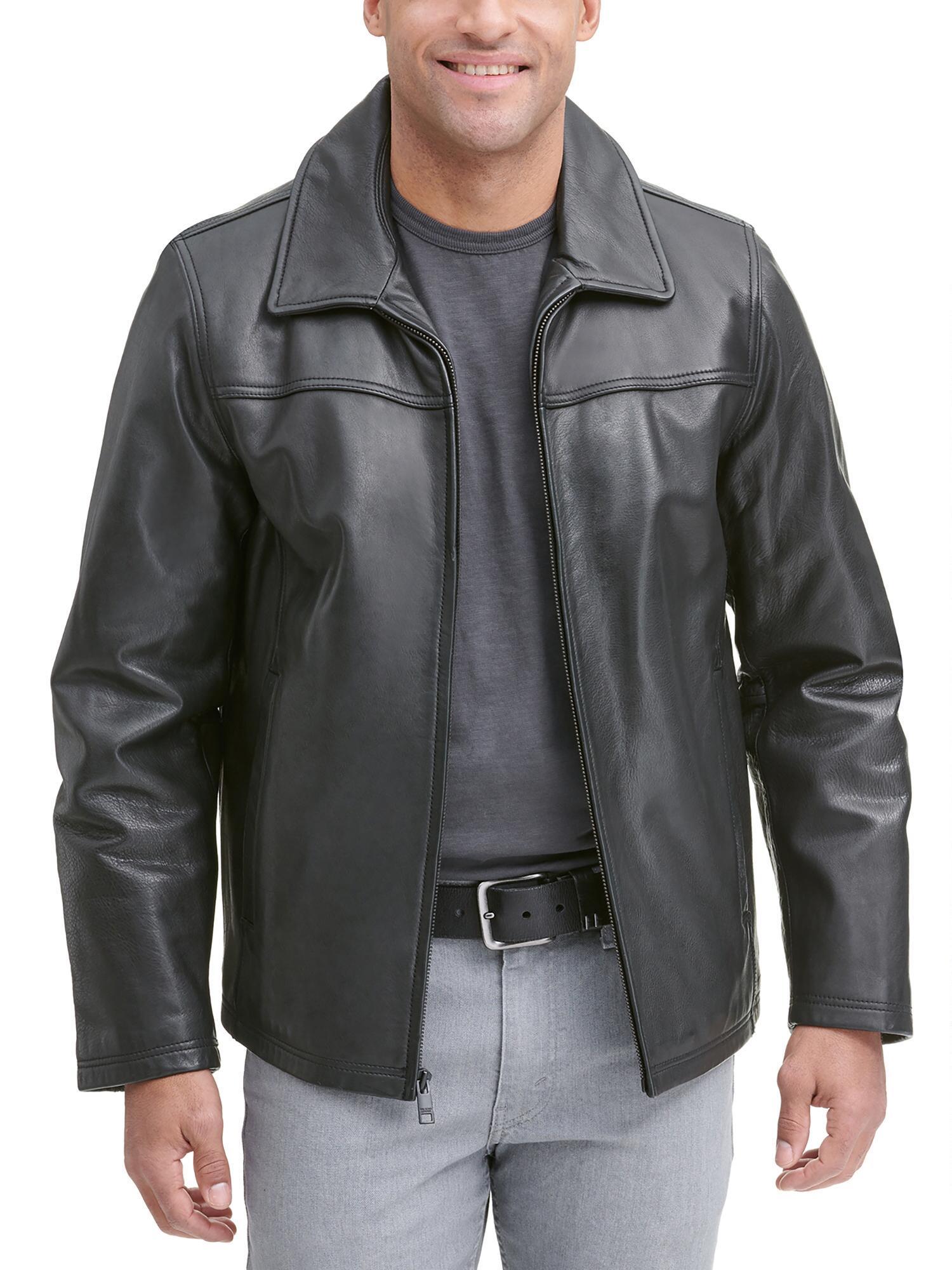 George Leather Jacket With Thinsulatetm Lining