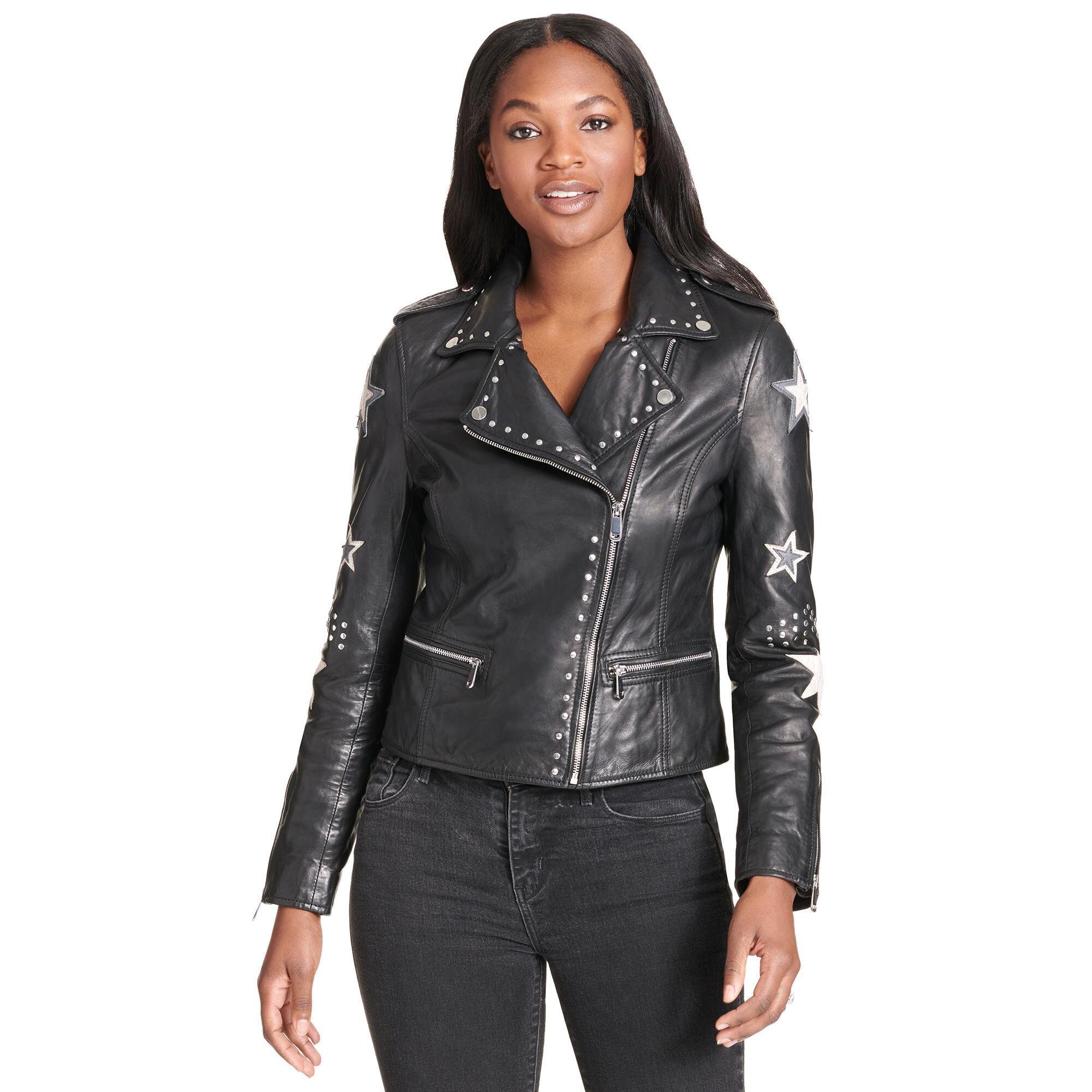 Wilsons Leather Women's Leather Moto Jacket