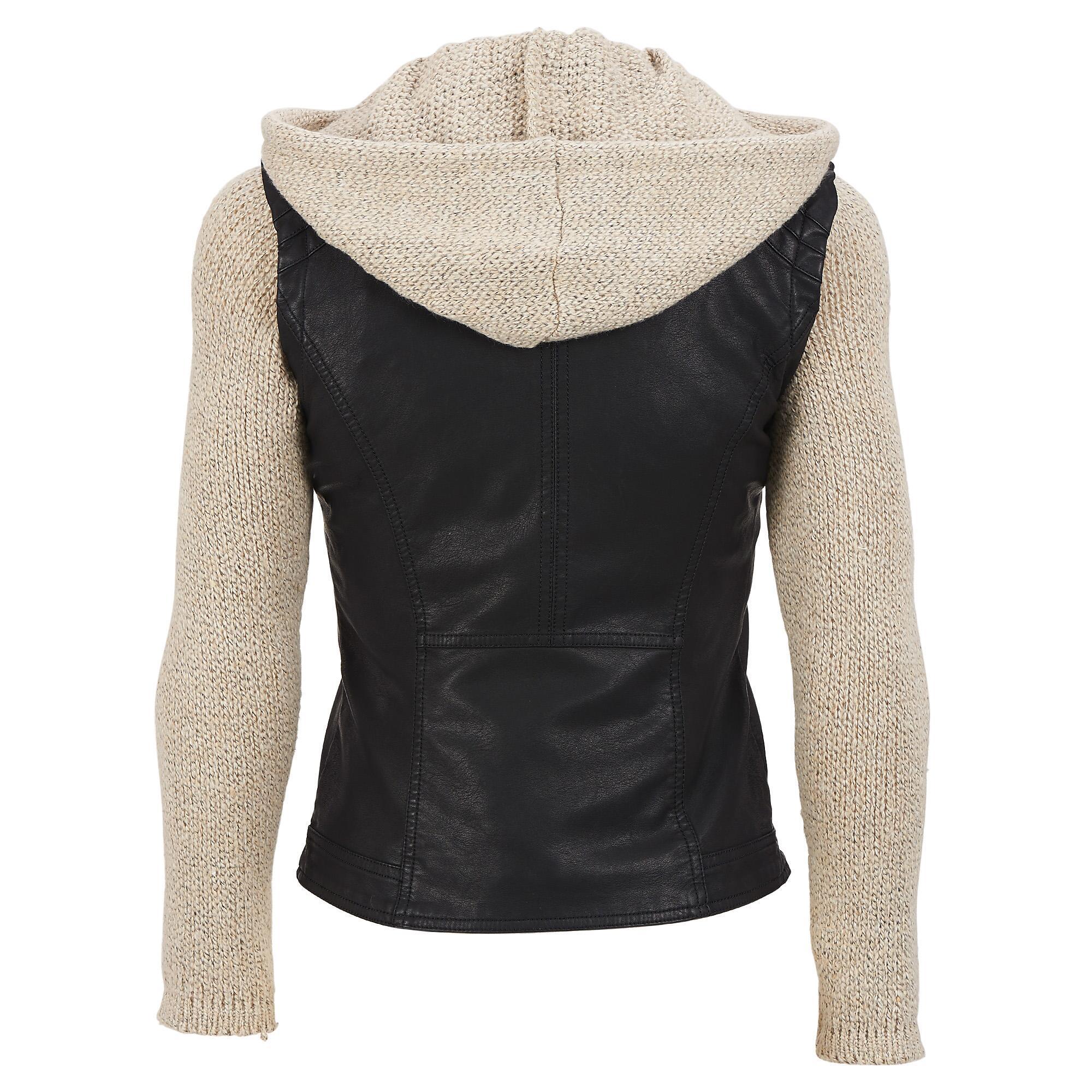 Lyst Wilsons Leather Black Rivet Faux Jacket W Removable Gallery