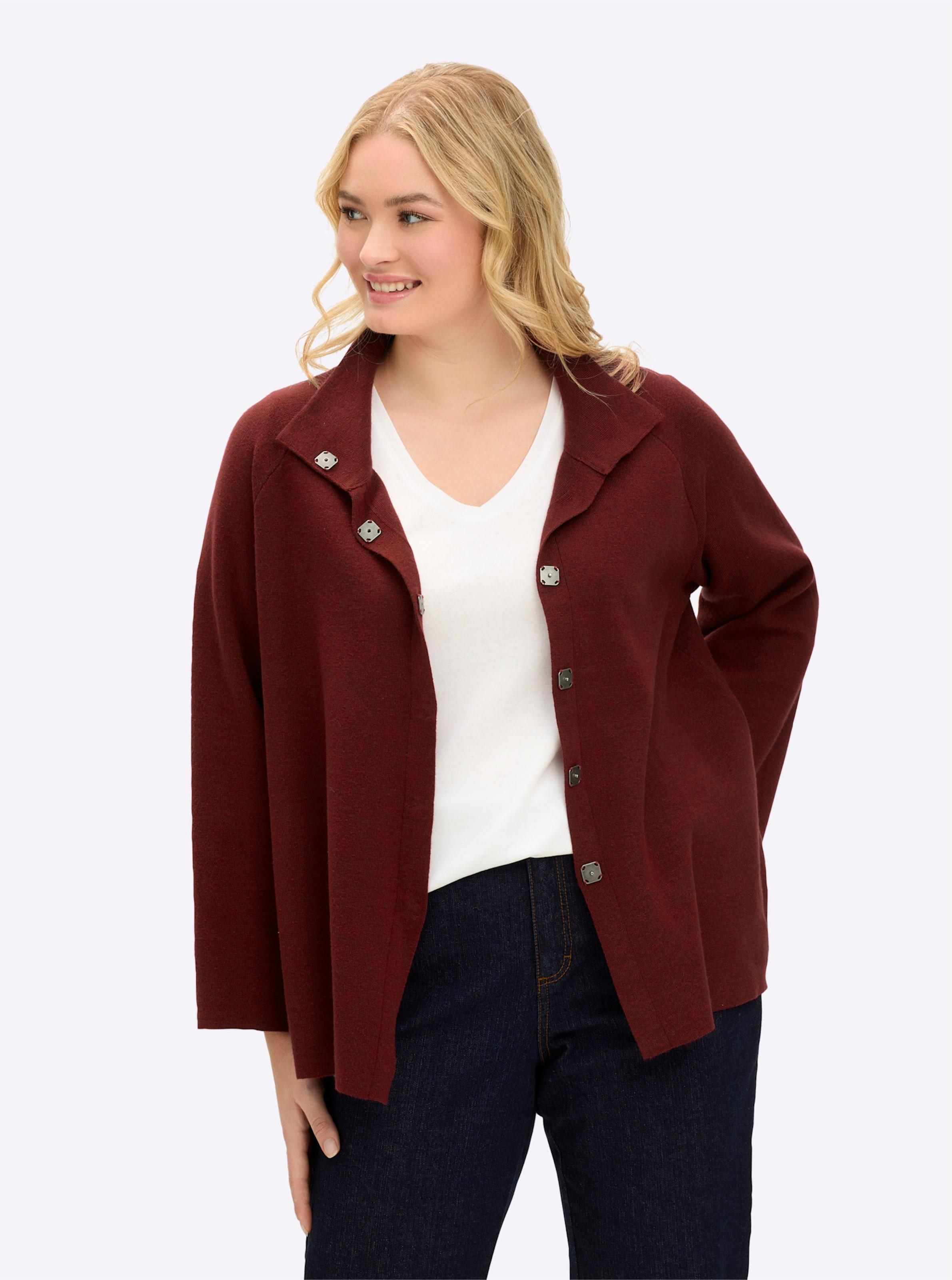 Witt Weiden Rote Strickjacken FÃ¼r Damen Cardigan