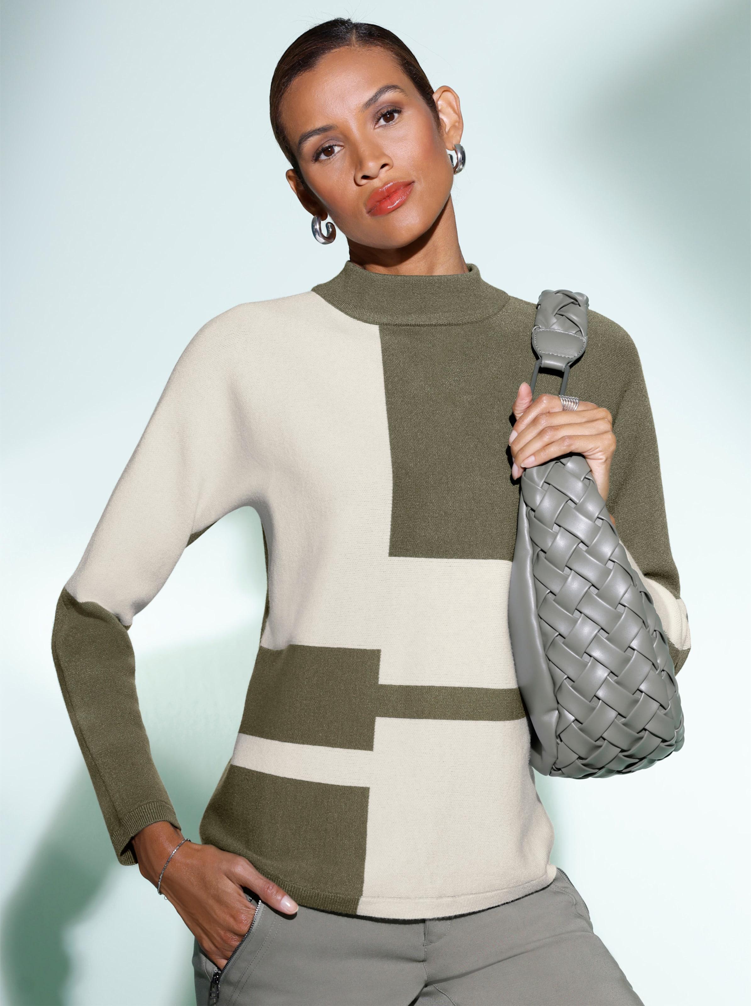 Jacquard Pullover Witt Weiden Sweatshirt Damen Damen WITT Pullover