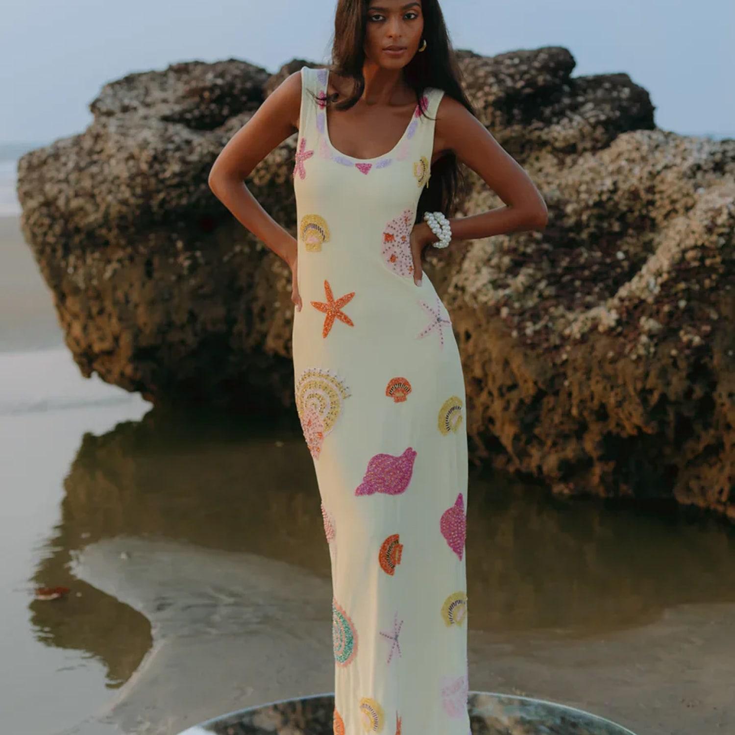 Women's Oceanus Dresses from $203 | Lyst