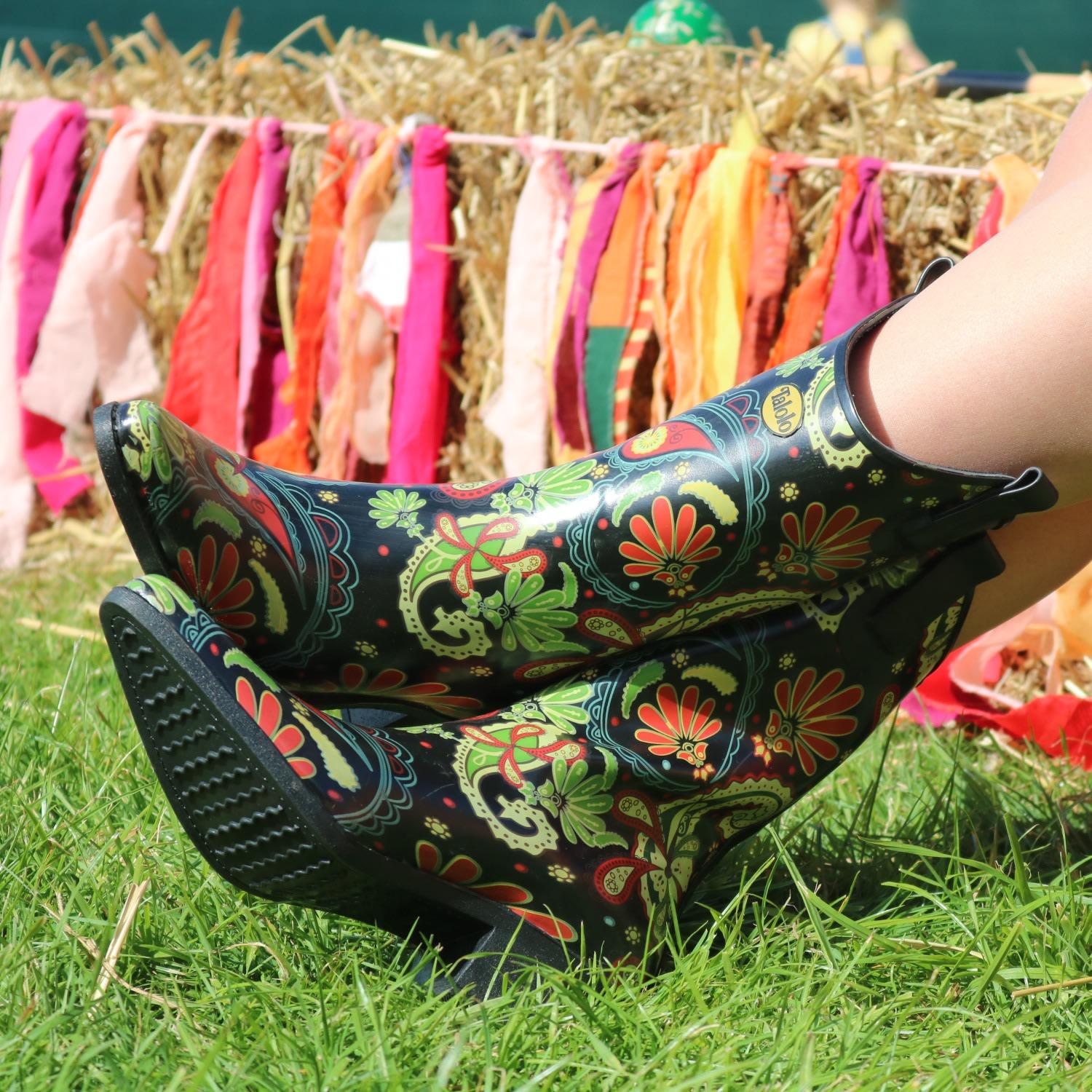 Talolo Boots Womens Rubber Cowboy Boots Rubber Boots That Look