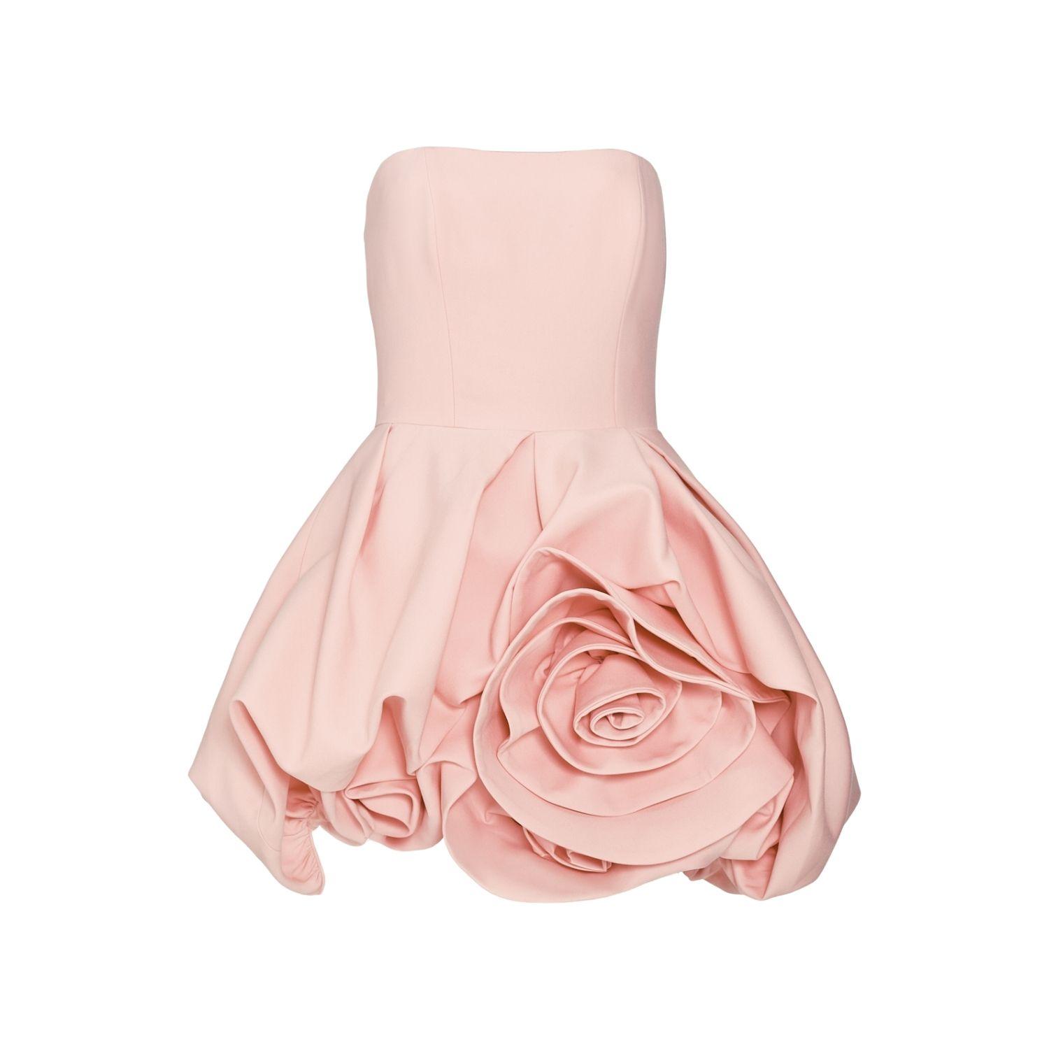 strapless open back dress Justin Tong Rosa Maxi Dress 14