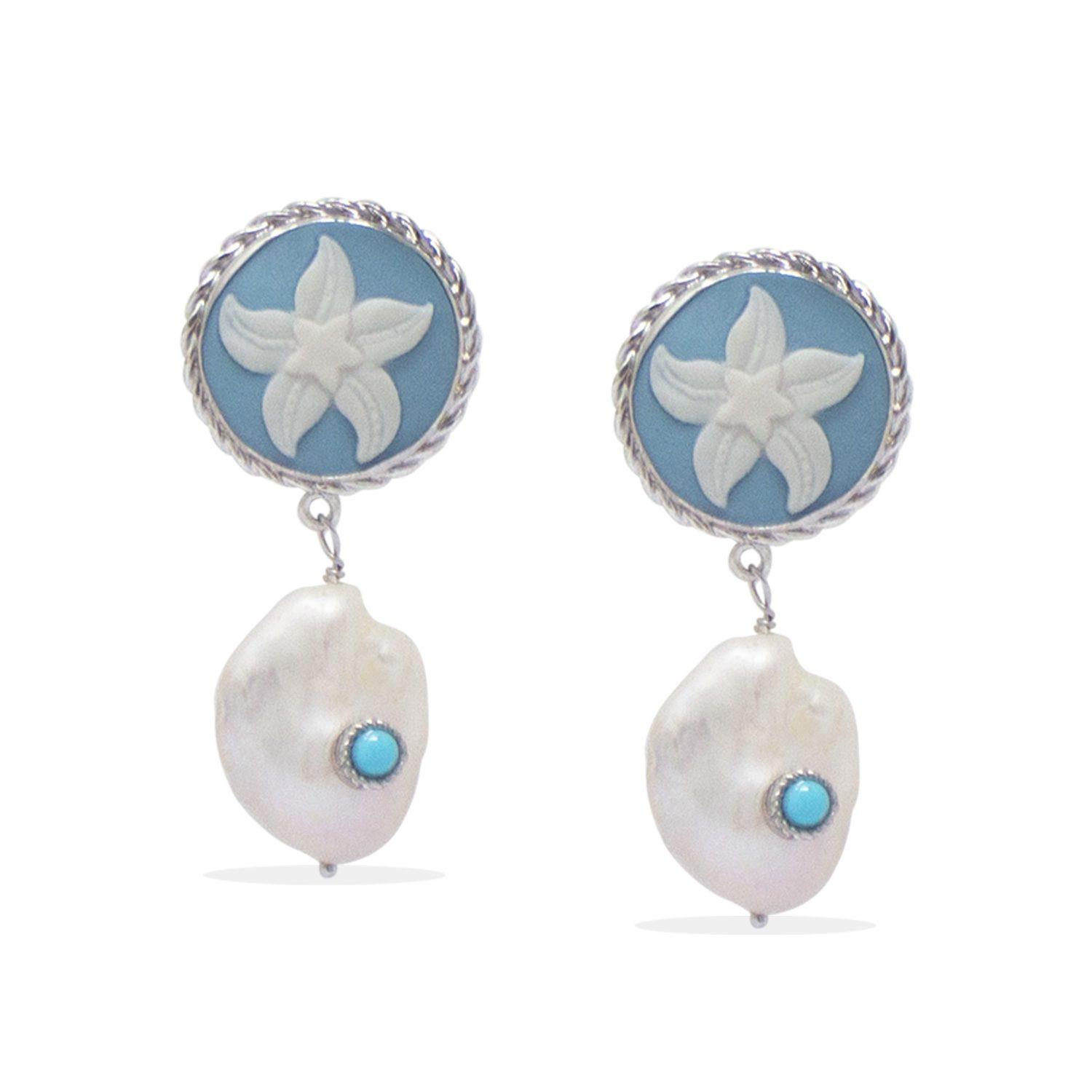 Blue Vintouch Italy Earrings and ear cuffs for Women Lyst UK