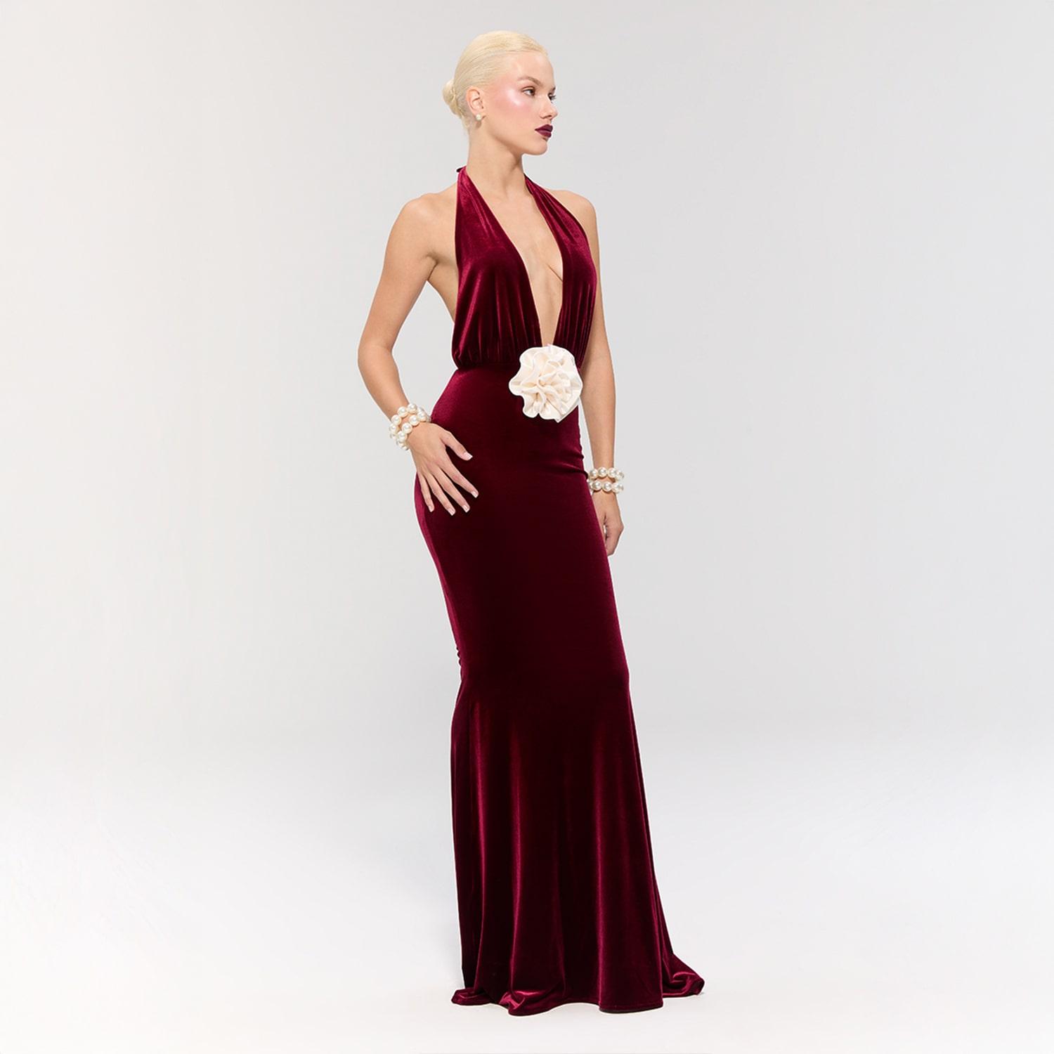 Designer Red Velvet Cut Out Dresses for Women - Up to 81% off | Lyst