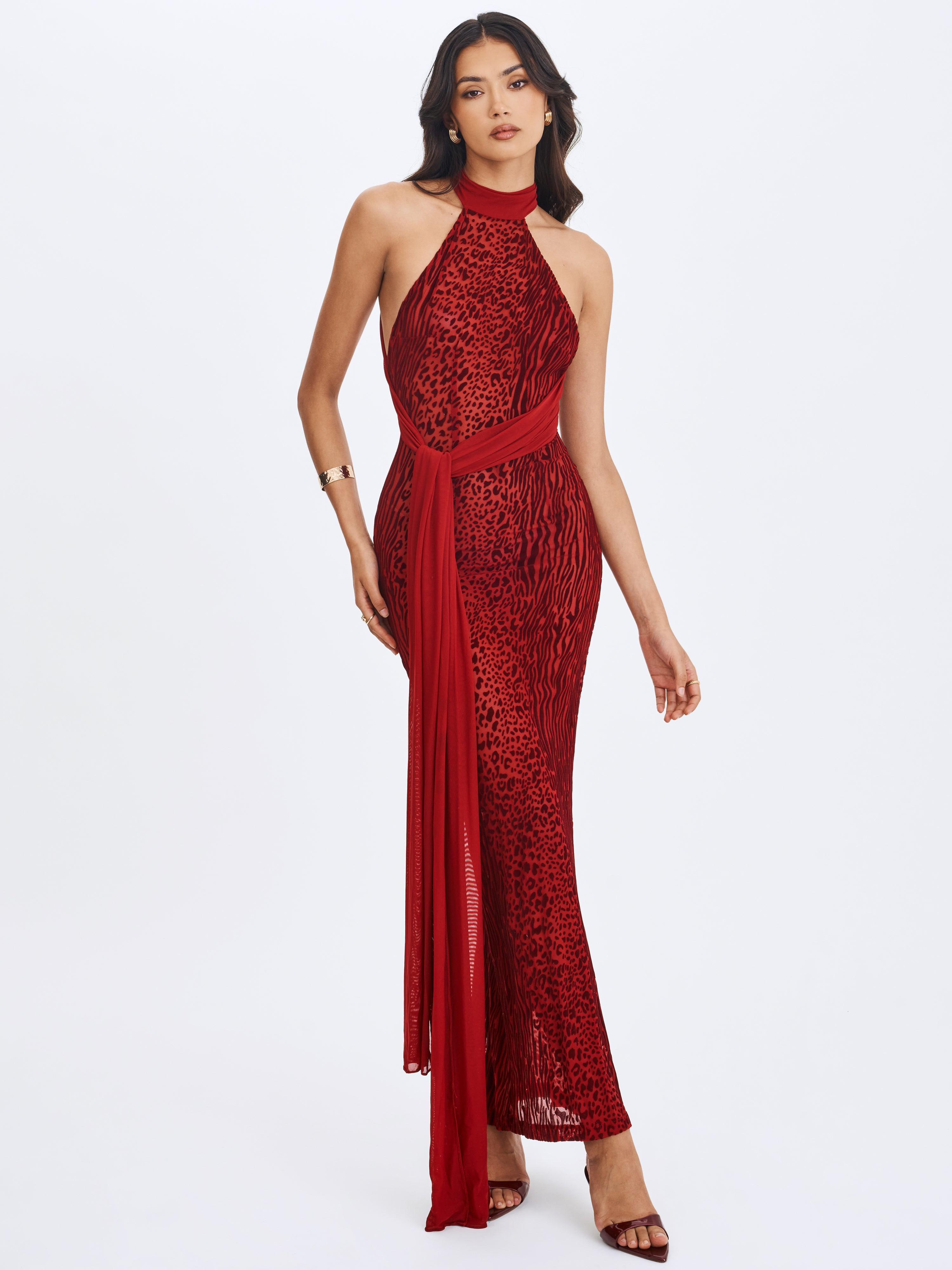 fitted lace wedding dress Sleeveless Sheath Dress from Wool Double-Face Black / 6 main image 0