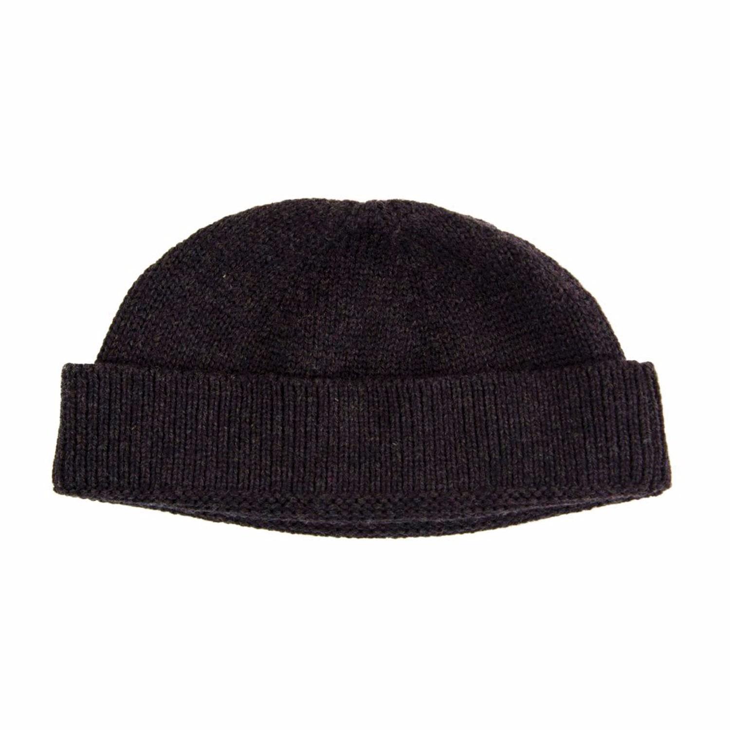 40 Colori Charcoal Solid Wool Fisherman Beanie in Grey (Gray) for Men ...