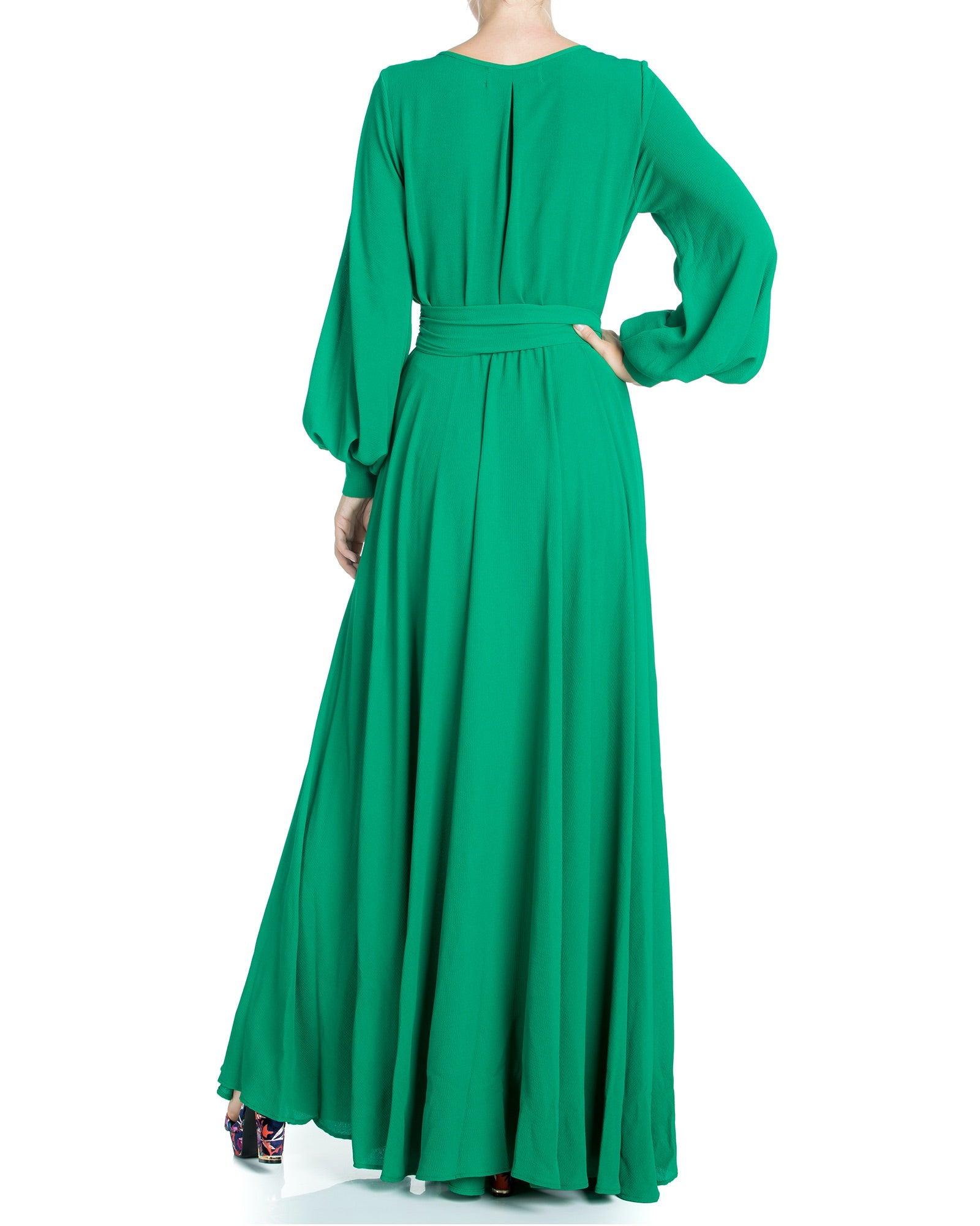 Meghan la top wrap maxi dress