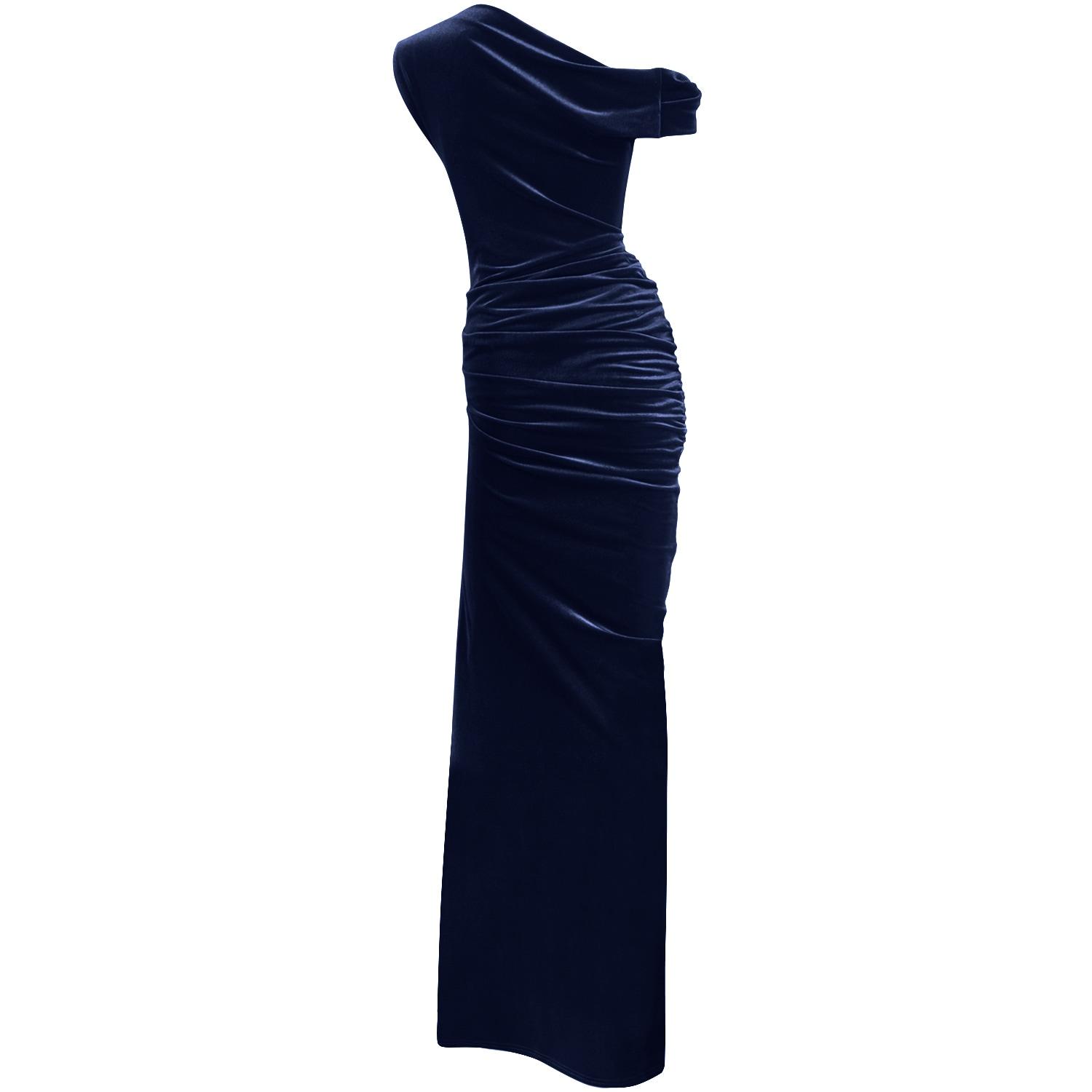 Midnight velvet evening clearance dresses