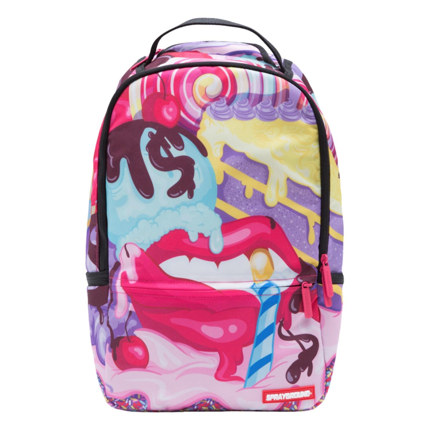 sprayground backpack with lips