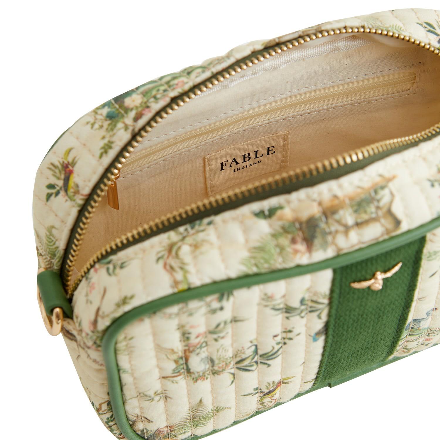 Toile de Jouy Vintage Blue Camera Bag by Fable US