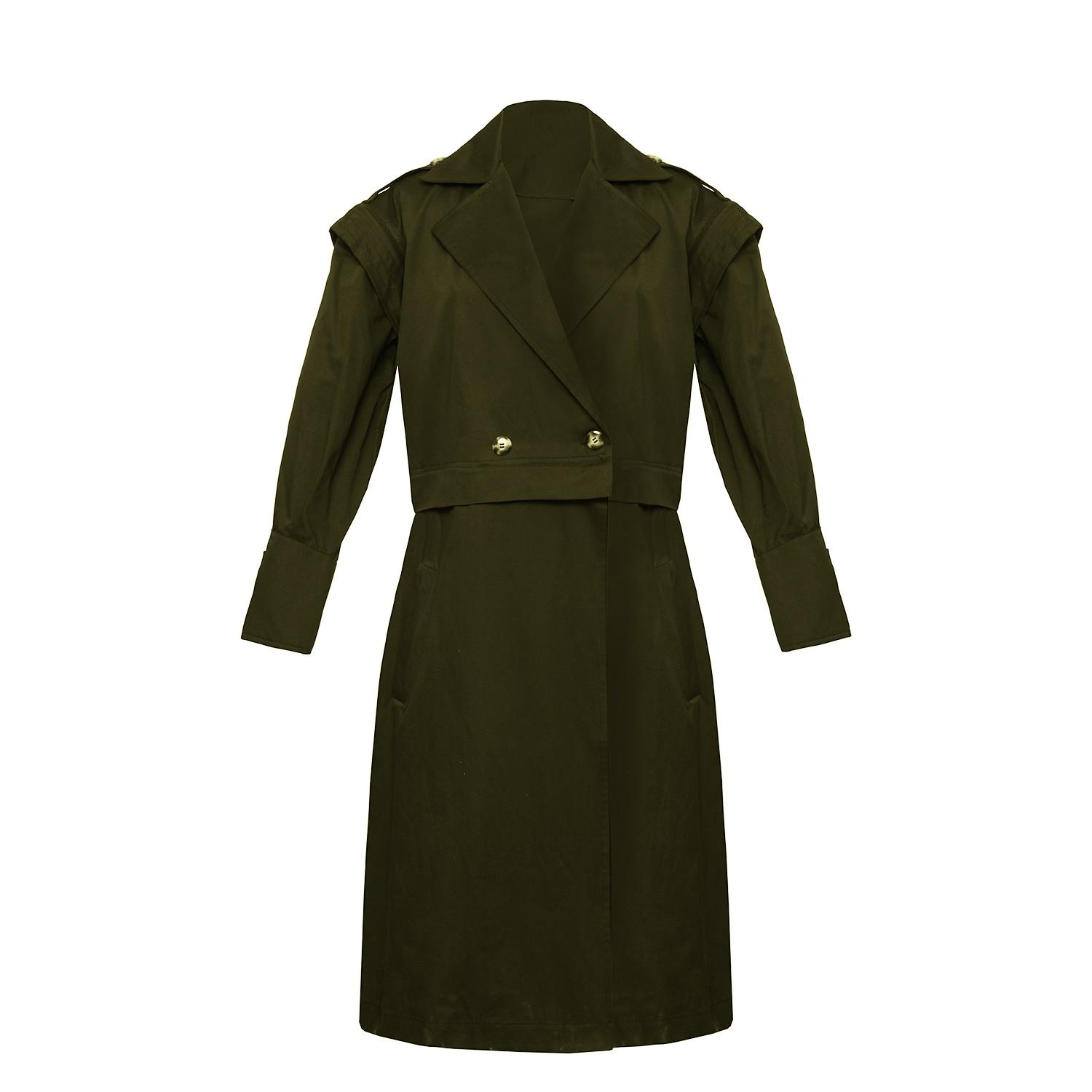 Havel studio SHANTUNG TRENCH COAT Havel studio SHANTUNG TRENCH COAT