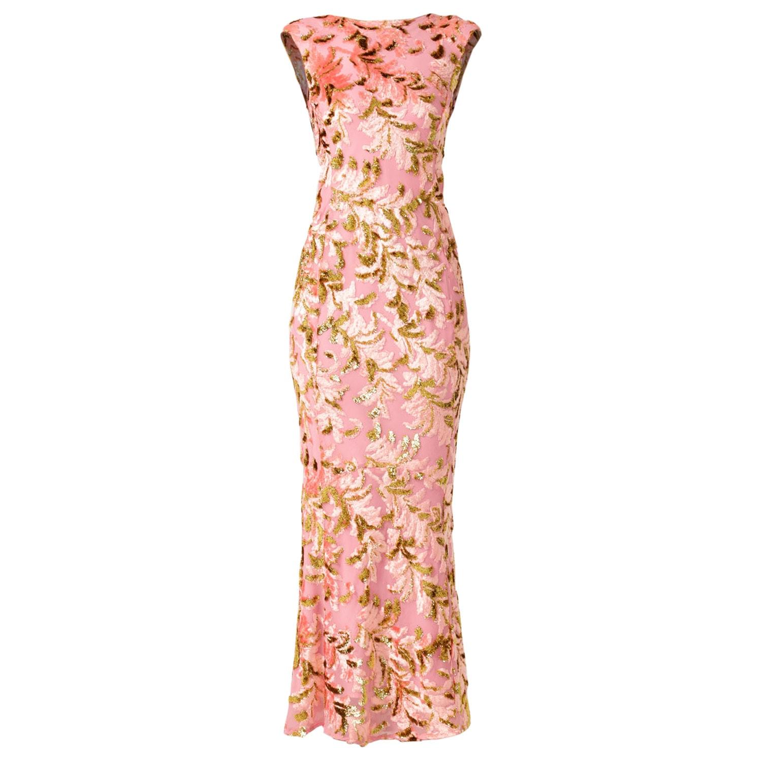 rent the runway rose gold dress A.L.C. Rose Dress