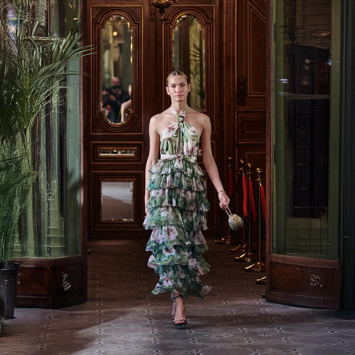 Green Cocktail and party dresses for Women