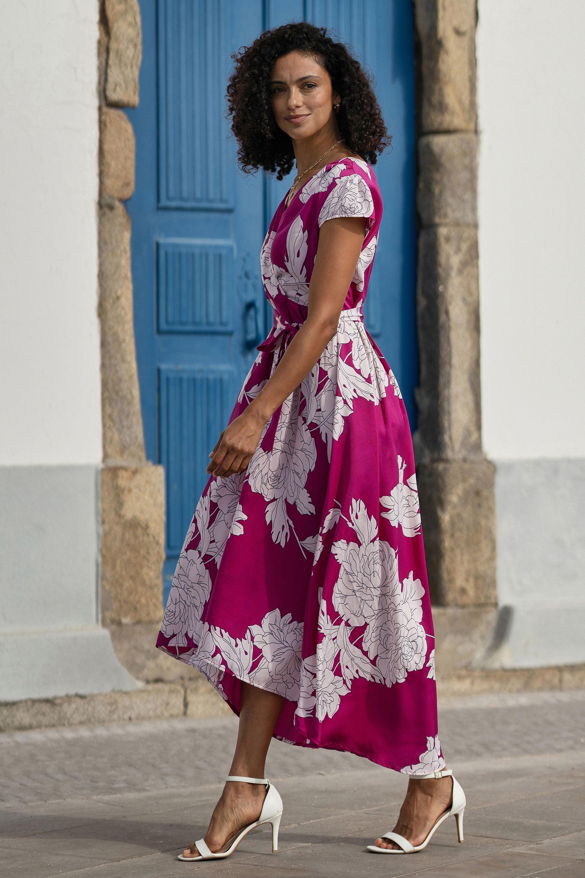 open lace back dress Yumi Kim Romy Linen Midi Dress main image 0