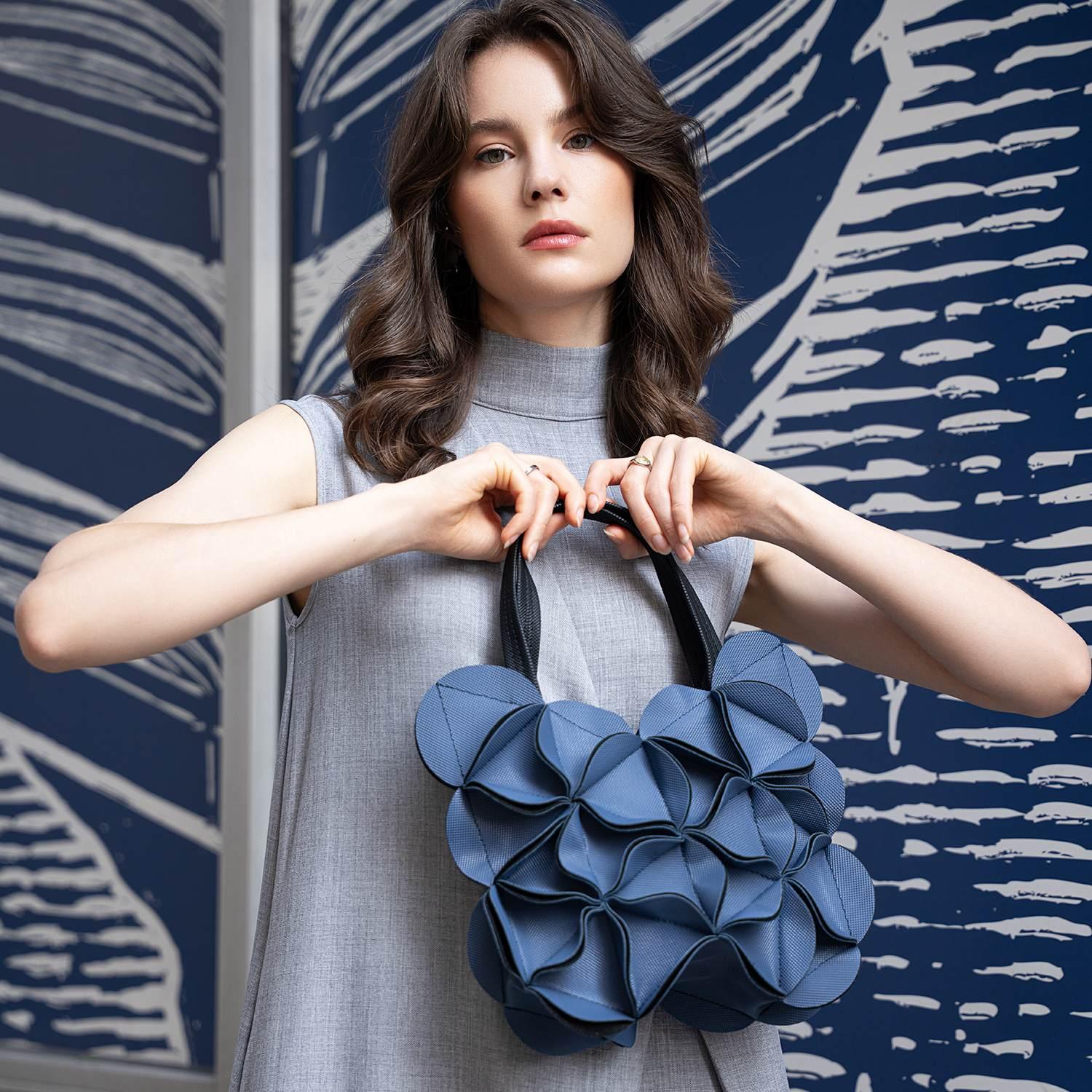 ELEMOOD_Japan Blossom Butterfly Shoulder Bag in Blue | Lyst