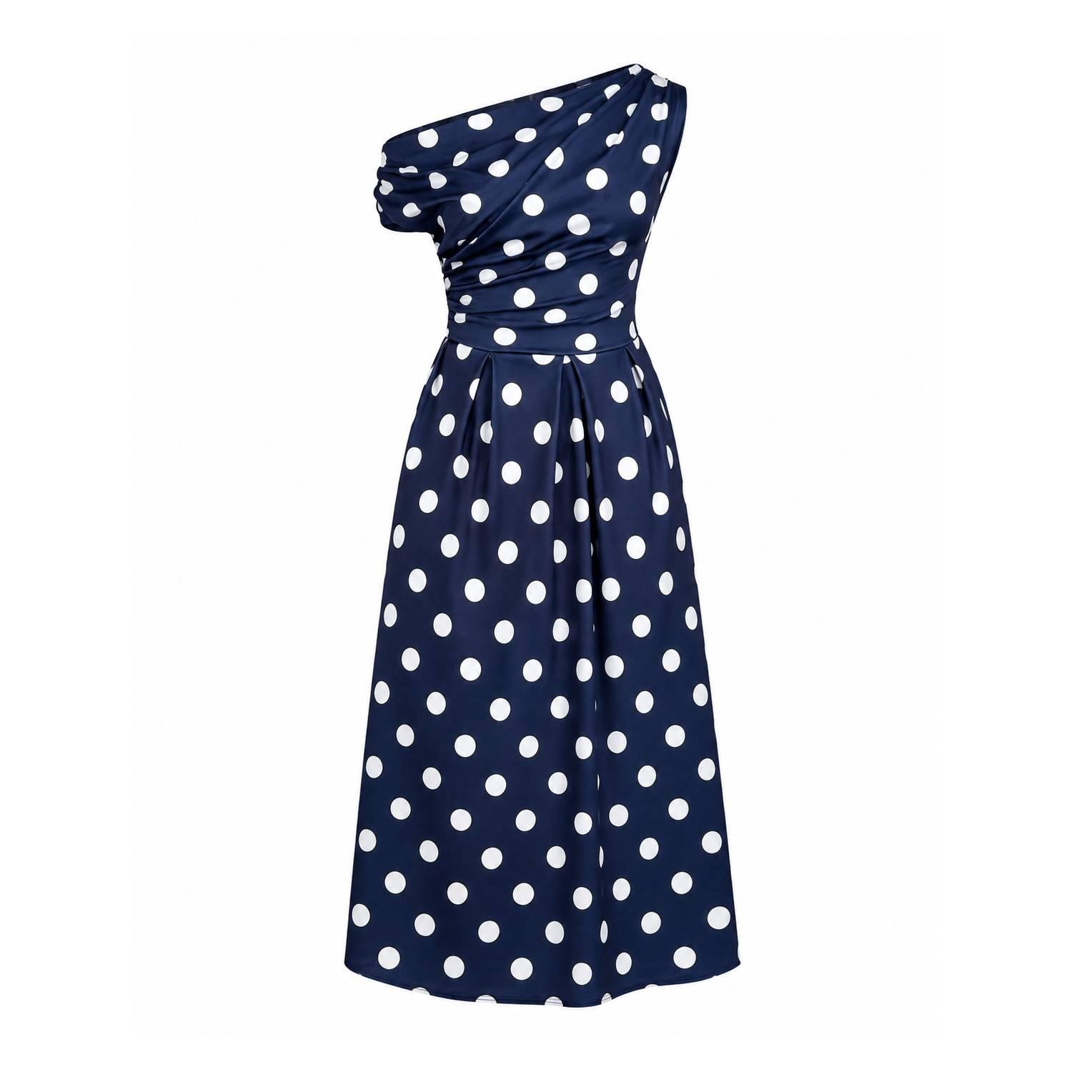Designer Blue Polka Dot Dresses for Women - Up to 75% off | Lyst