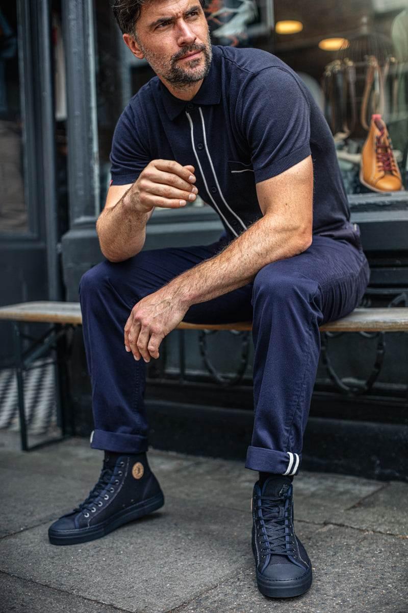 &SONS Trading Co Hemingway Trousers Midnight in Blue for Men