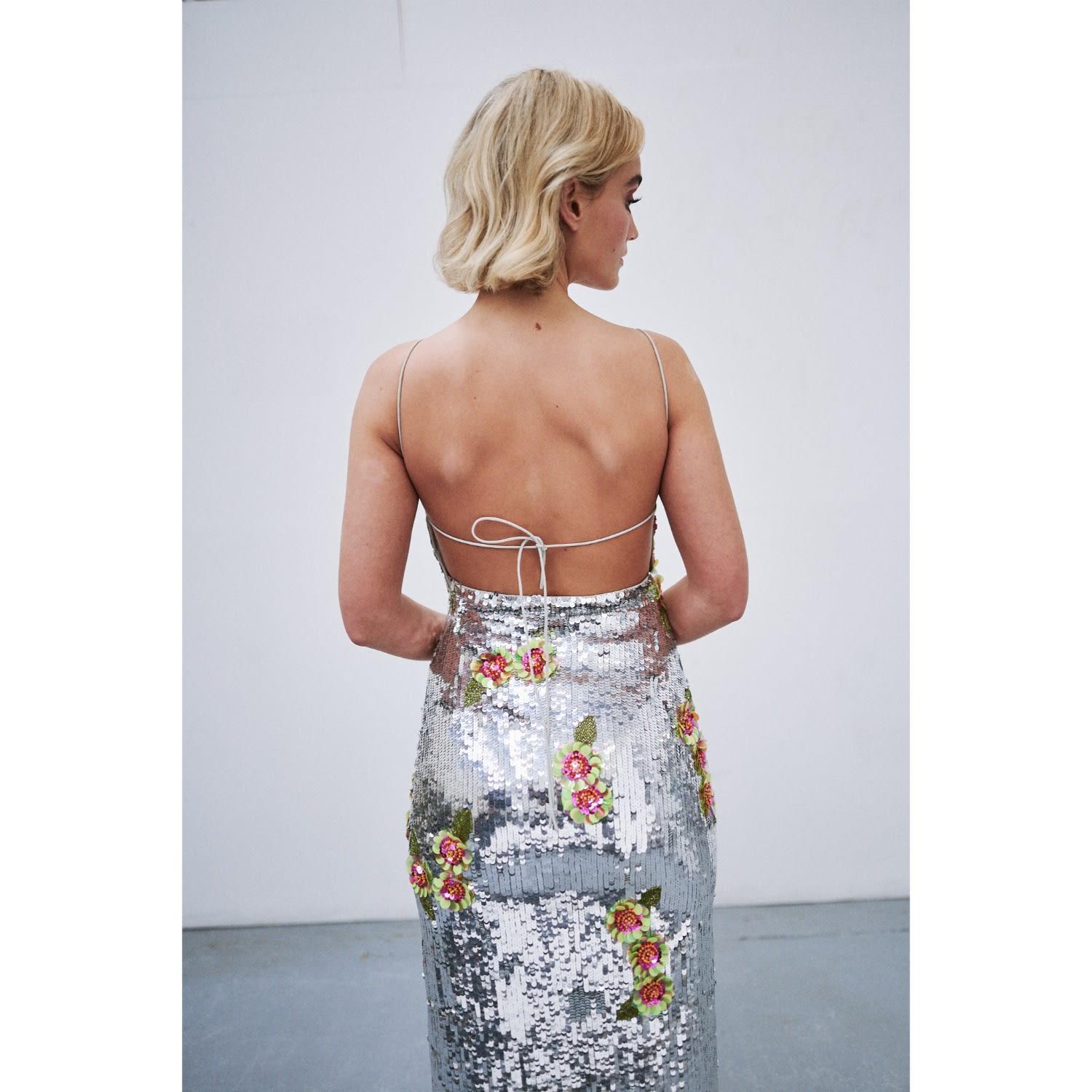 Alice and olivia francie sequin cocktail dress online